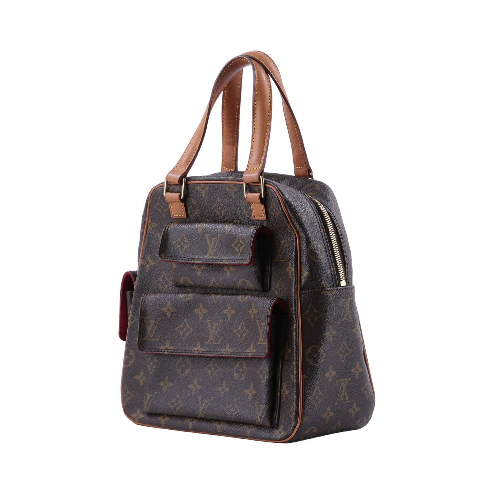 路易威登 LOUIS VUITTON Excentri Cite 口袋 手提包 M51161 原花雙口袋手提包 無附屬品