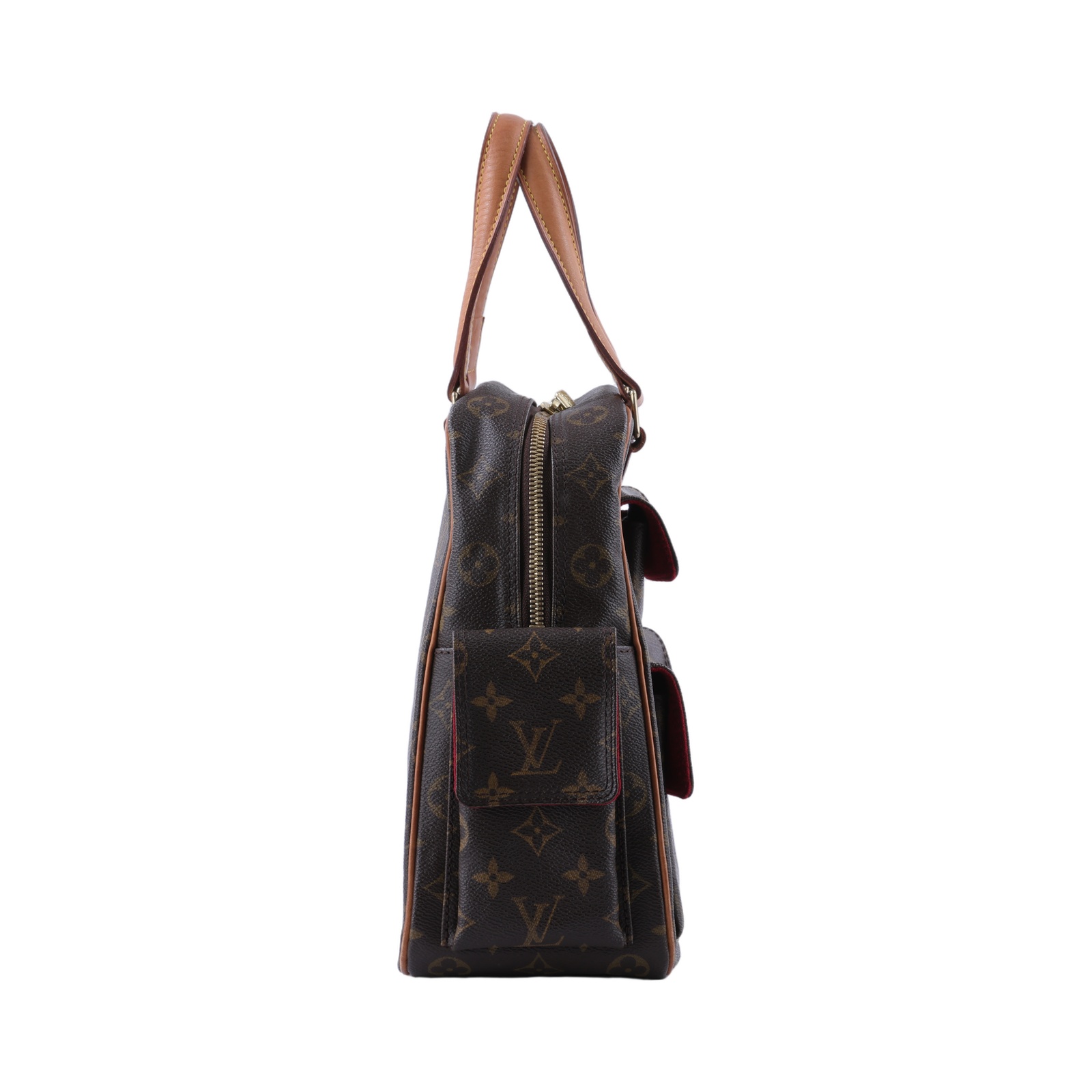 路易威登 LOUIS VUITTON Excentri Cite 口袋 手提包 M51161 原花雙口袋手提包 無附屬品