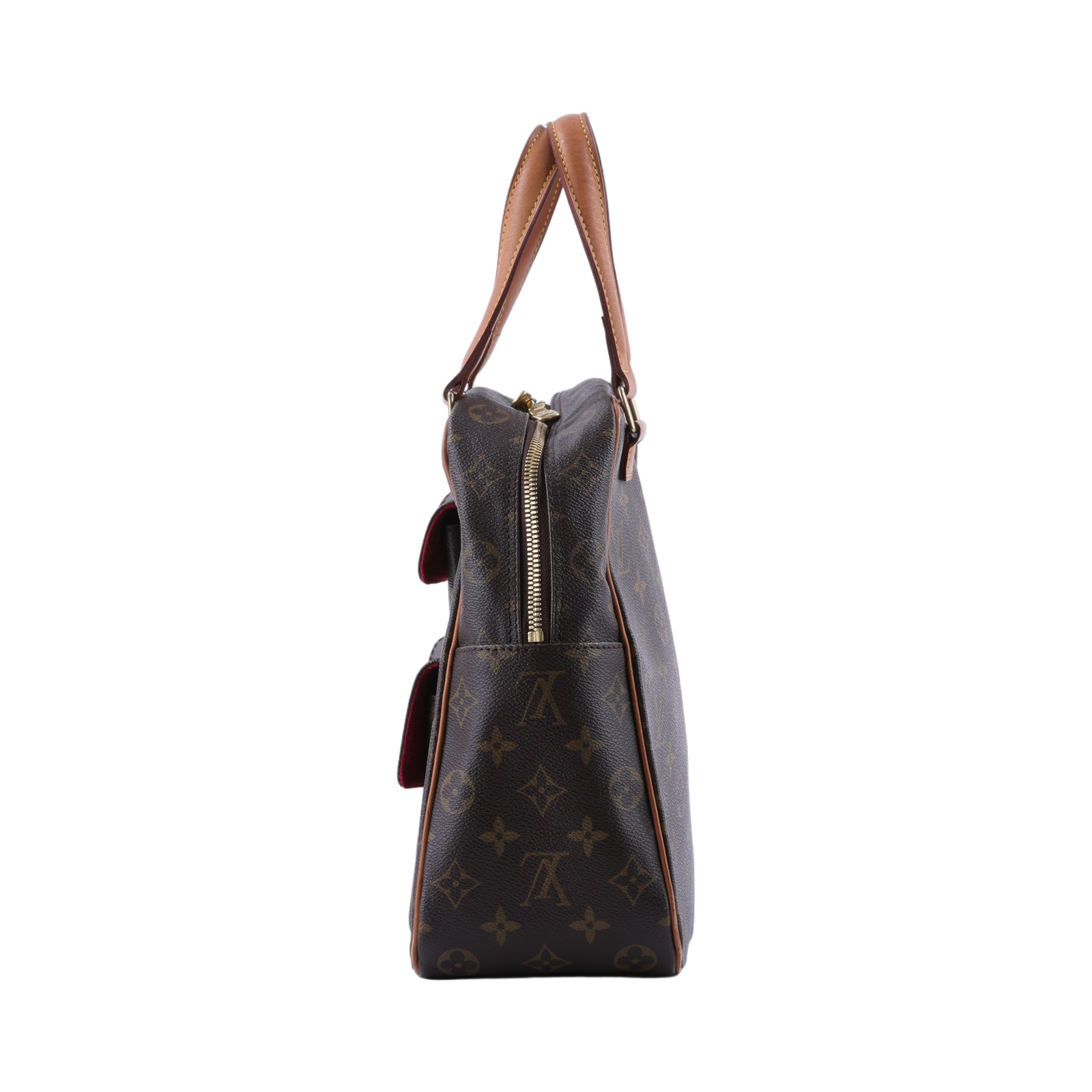 路易威登 LOUIS VUITTON Excentri Cite 口袋 手提包 M51161 原花雙口袋手提包 無附屬品