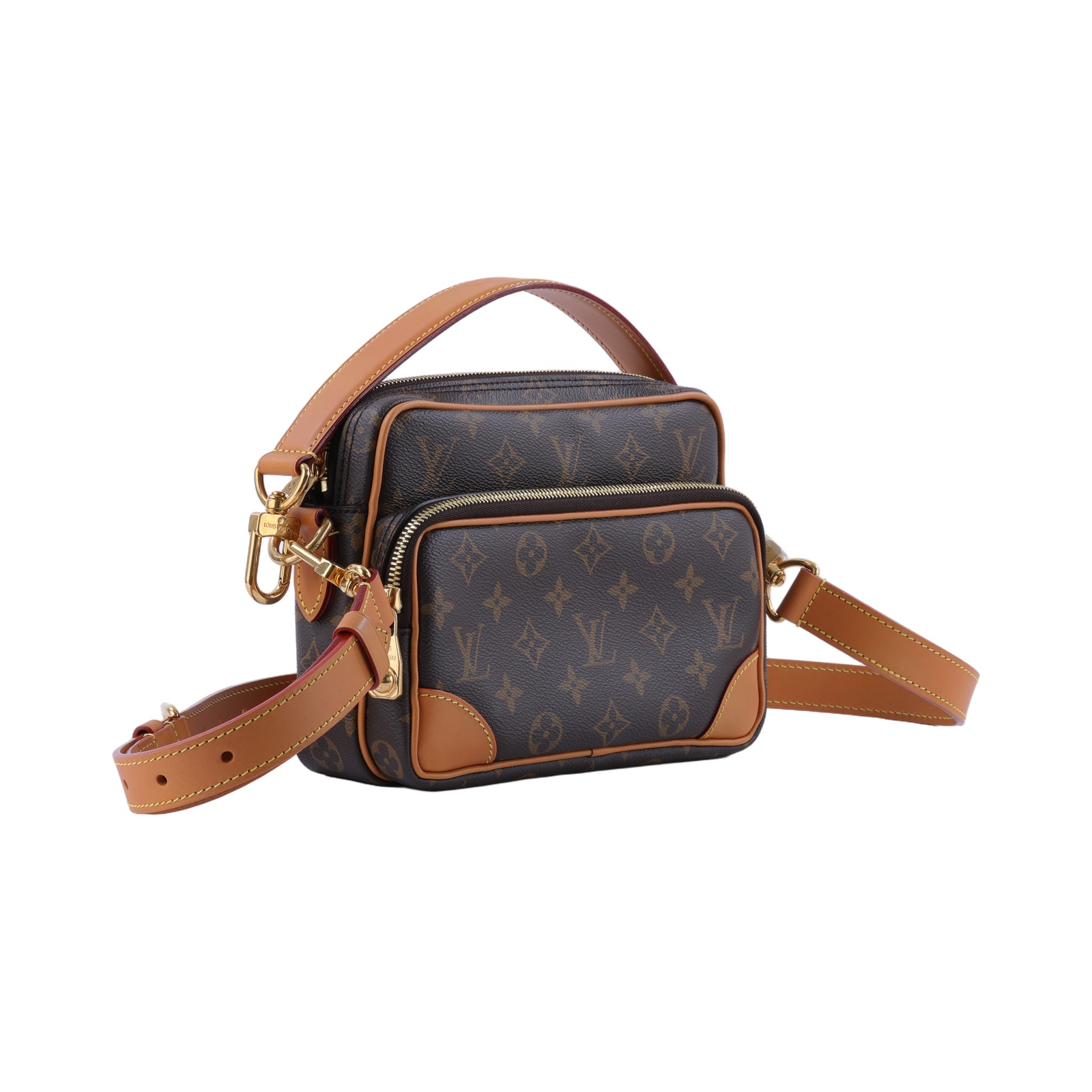 路易威登 LOUIS VUITTON Nil 斜背包 肩背包 手提包 M14016 晶片款 原花Nil 防塵袋/背帶X2/購買證明