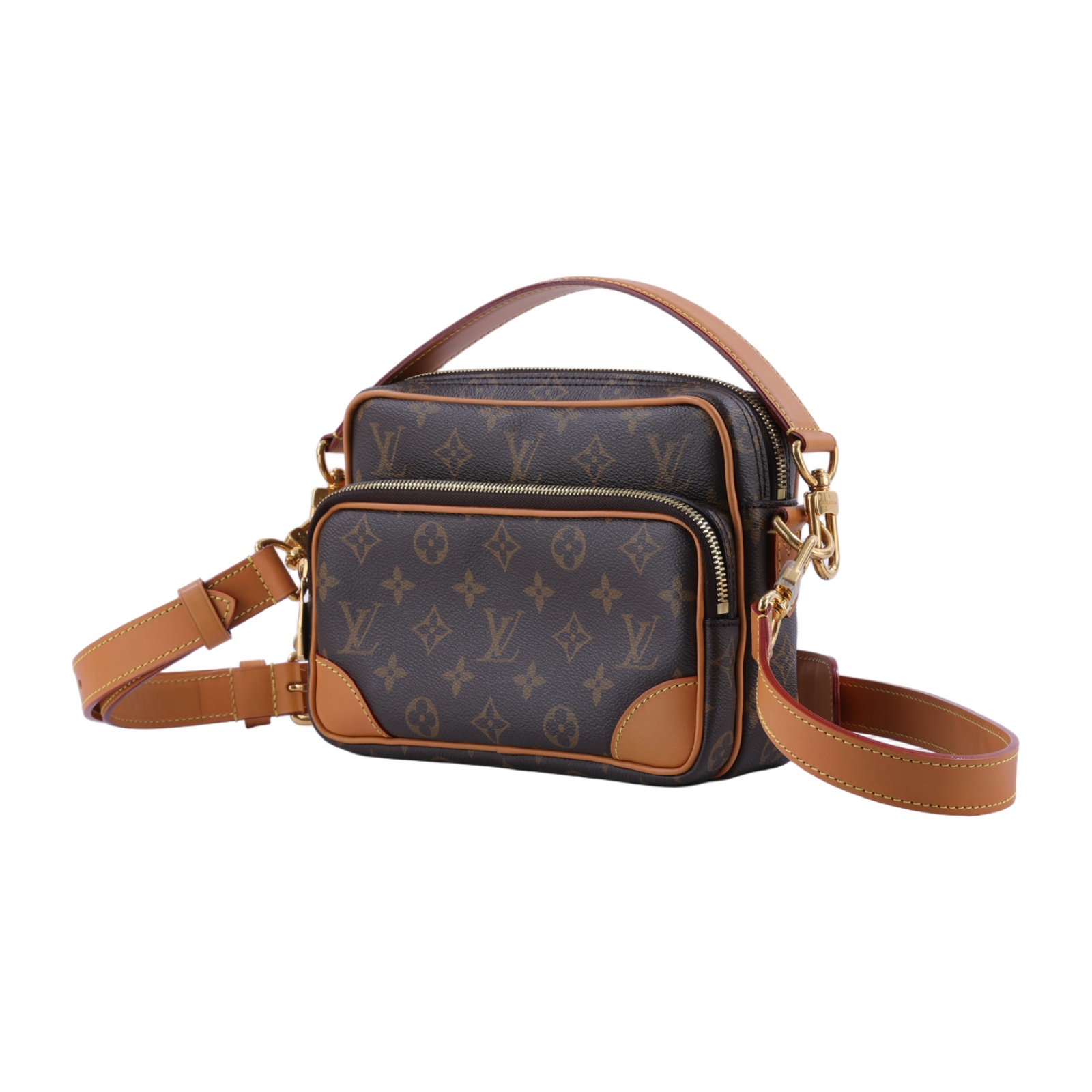 路易威登 LOUIS VUITTON Nil 斜背包 肩背包 手提包 M14016 晶片款 原花Nil 防塵袋/背帶X2/購買證明