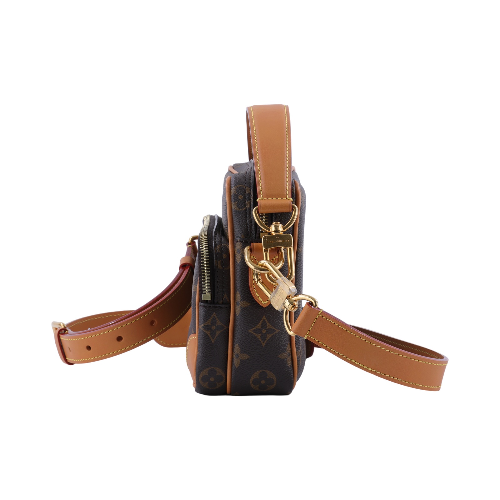 路易威登 LOUIS VUITTON Nil 斜背包 肩背包 手提包 M14016 晶片款 原花Nil 防塵袋/背帶X2/購買證明