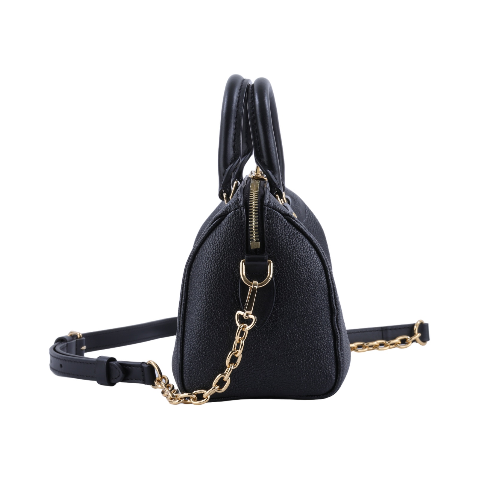 路易威登 LOUIS VUITTON Speedy Bandoulière  20 Noir 手提 斜背 波士頓包 M58953 晶片款  防塵袋/購買證明/背帶/鎖組