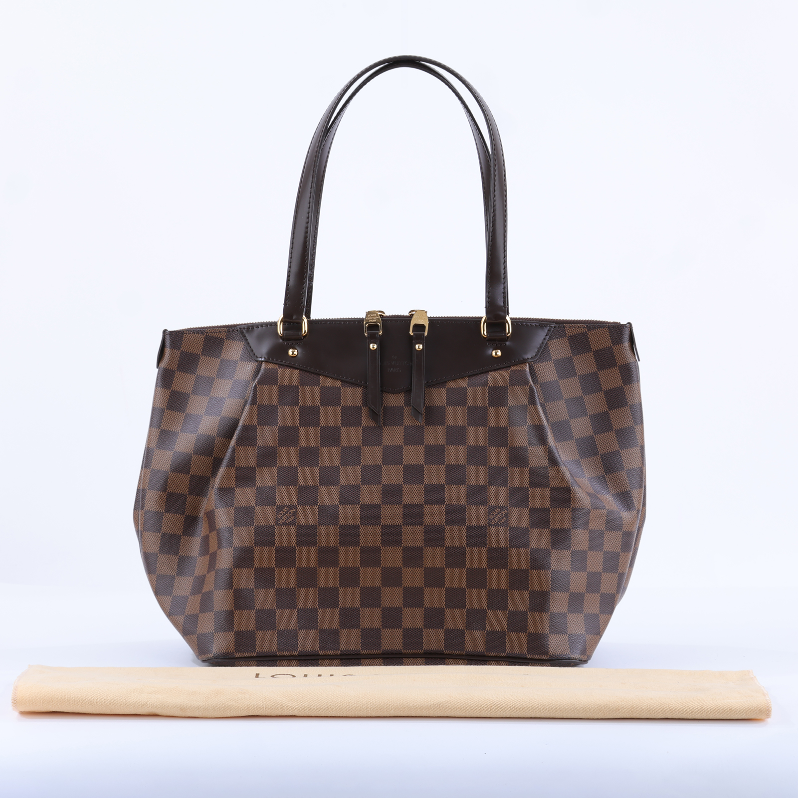 路易威登 LOUIS VUITTON WESTMINSTER GM 手提包 托特包 N41103 棕棋盤格Westminster GM 防塵袋