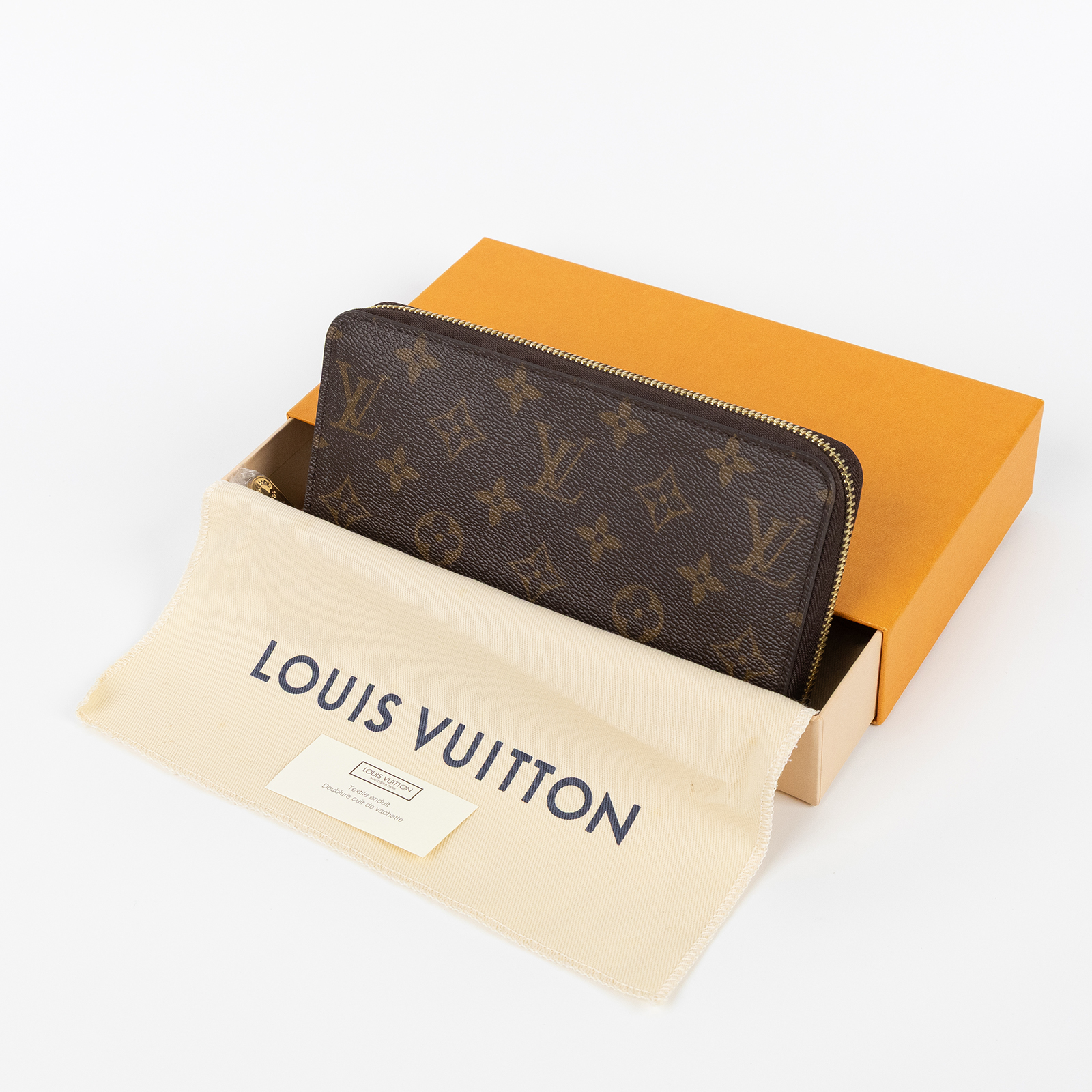 路易威登 LOUIS VUITTON 拉鏈錢包 Monogram帆布 罌粟紅色 M41896 晶片款 原花拉鍊長夾 防塵袋/原廠盒子