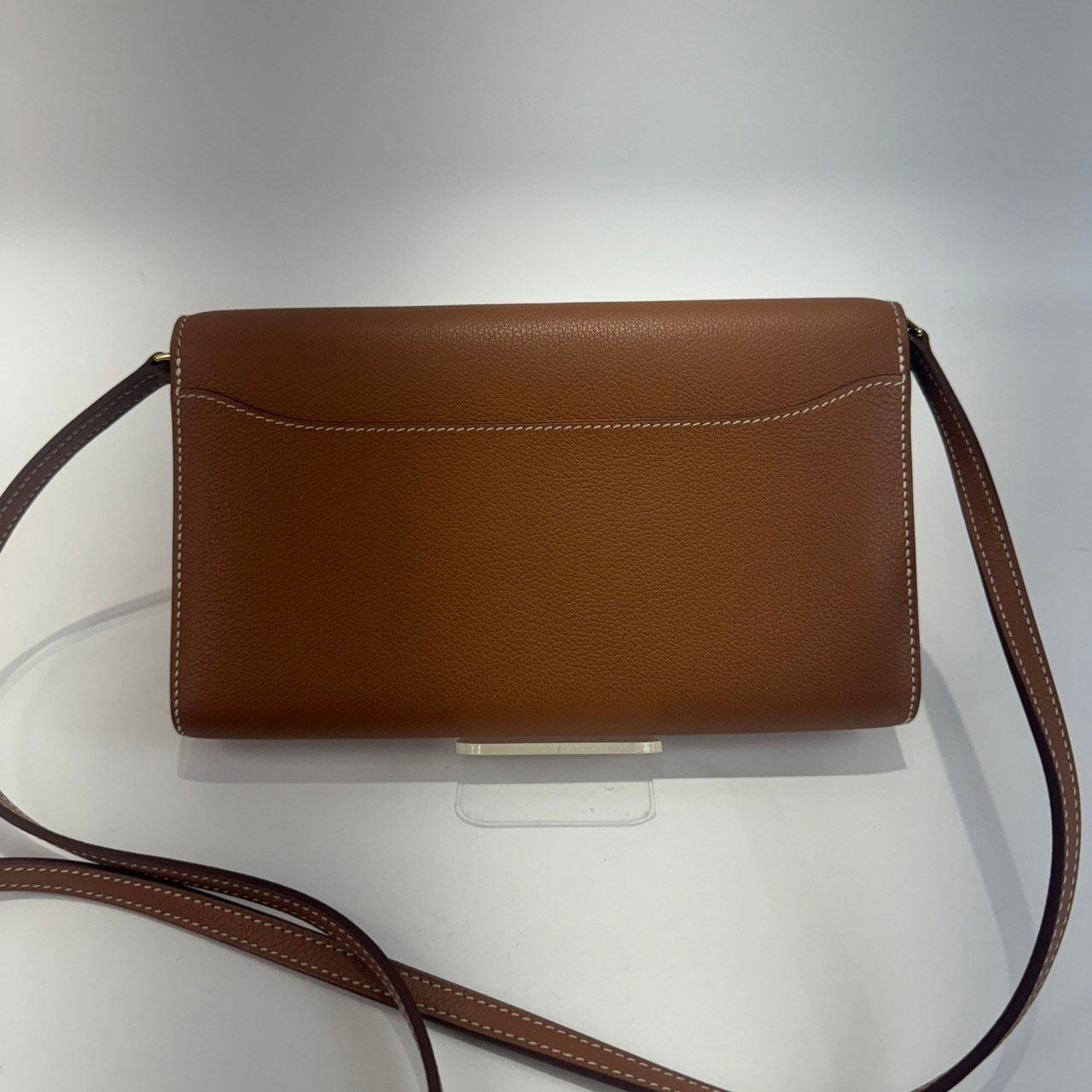 愛馬仕 Hermès Constance to go 康康包 長夾  CNTG U TI 006 AK/多付一條肩背帶(帆布編織)  原廠盒子/防塵袋