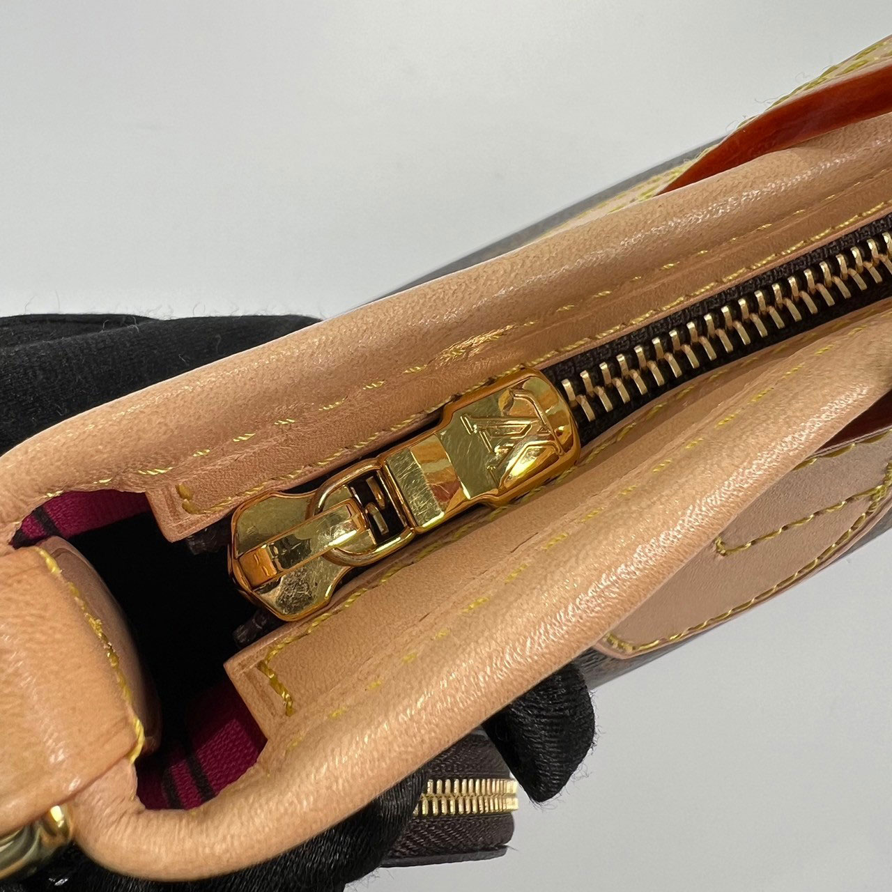 路易威登 LOUIS VUITTON Neverfull BB 手提 斜背包 粉色背袋 M46786 晶片款  防塵袋2/背帶/內袋