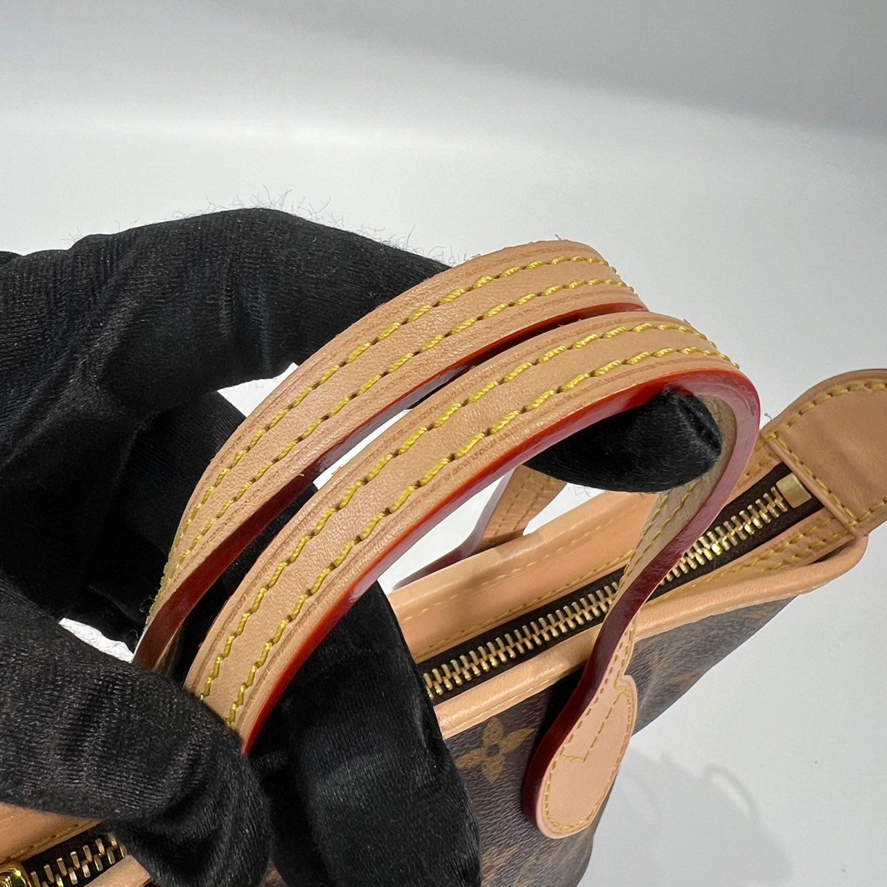 路易威登 LOUIS VUITTON Neverfull BB 手提 斜背包 粉色背袋 M46786 晶片款  防塵袋2/背帶/內袋