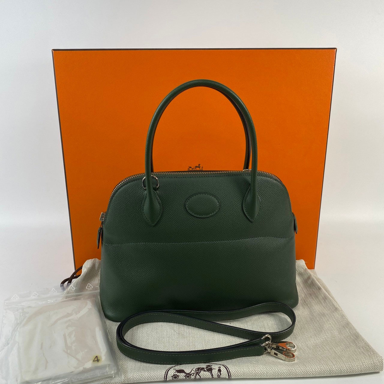 愛馬仕 Hermès Bolide Bag 柏莉包 27 BL27 H041693CK2Q/T HA 002 CN  原廠盒子/防塵袋/背帶/