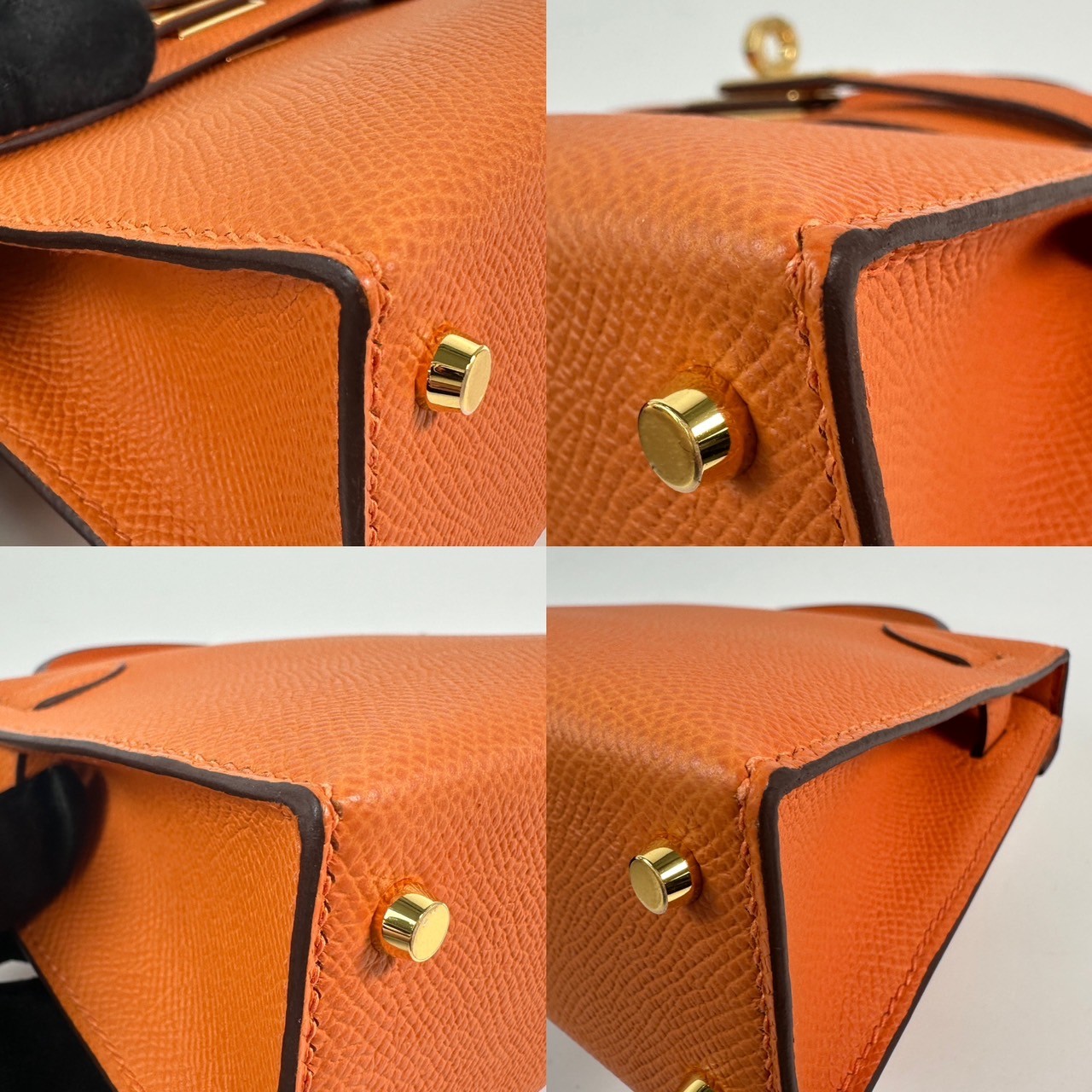 愛馬仕 Hermès Kelly Bag 凱莉包 mini KLM W FI 838 GG  原廠盒子/防塵袋2/背帶