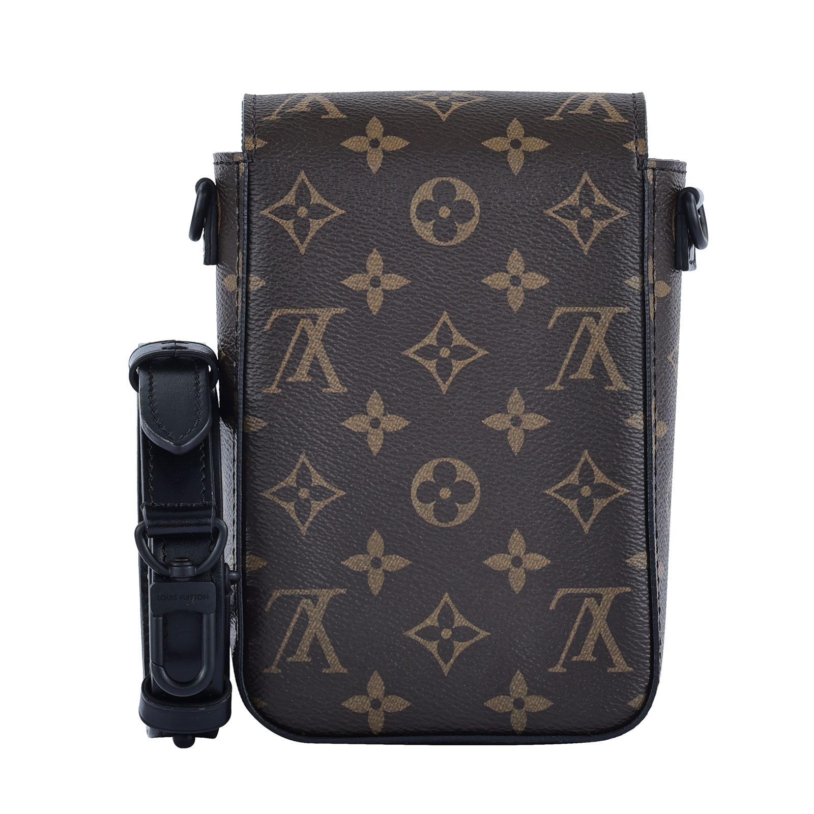 路易威登 LOUIS VUITTON S-Lock 直式隨身錢包 M82535 晶片款 原花黃框S-LOCK手機包 原廠盒子/防塵袋/背帶