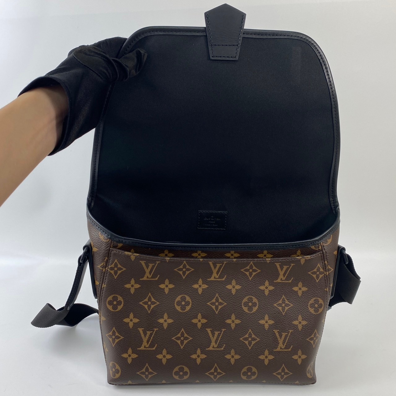 路易威登 LOUIS VUITTON Magnetic 老花 郵差包 M45557 晶片款 原花Macassar郵差包 原廠盒子/防塵袋/發票