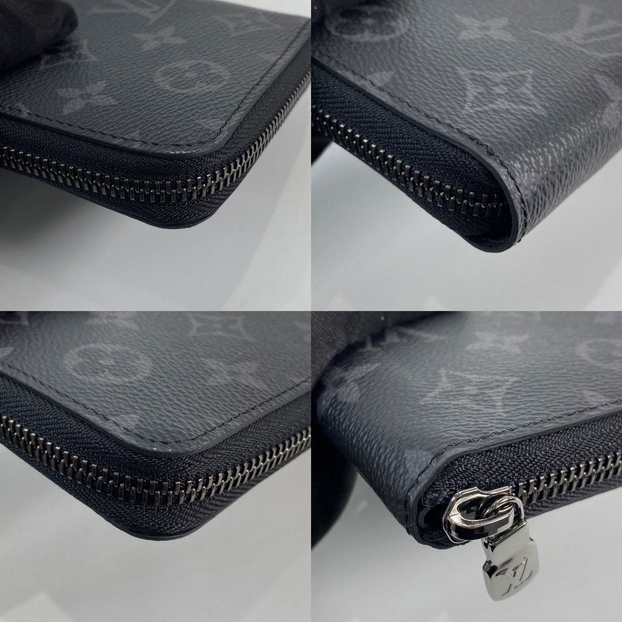 路易威登 LOUIS VUITTON 直式拉鏈錢包 經典帆布 M62295 晶片款 黑原花拉鍊長夾 原廠盒子/防塵袋