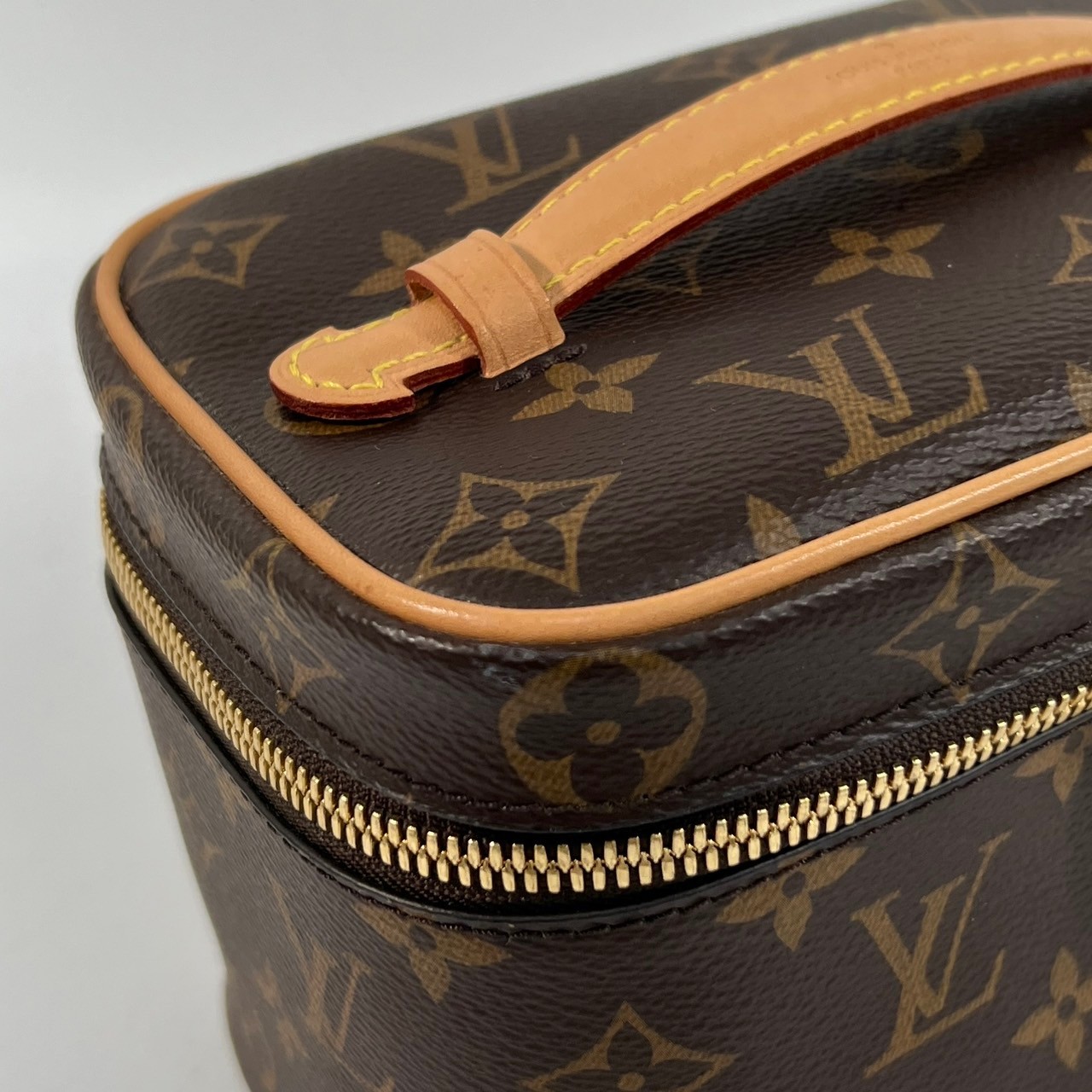 路易威登 LOUIS VUITTON Nice Mini 迷你 梳洗袋 化妝箱 M44495 原花化妝包 原廠盒子/防塵袋/購買證明