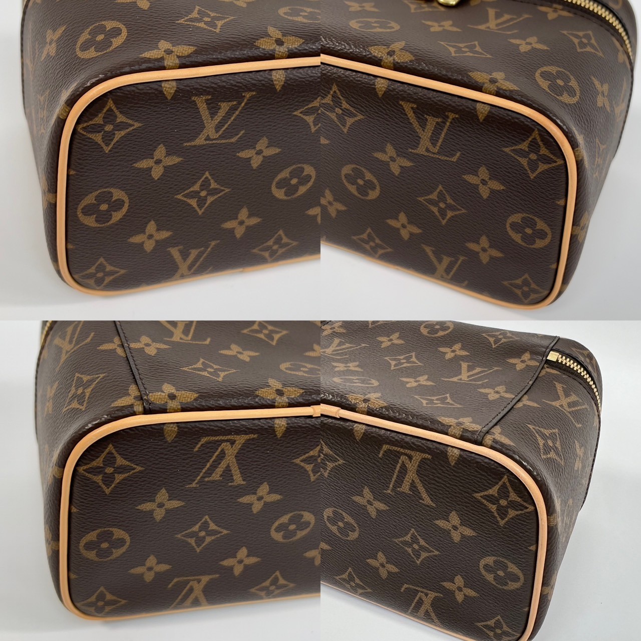 路易威登 LOUIS VUITTON Nice Mini 迷你 梳洗袋 化妝箱 M44495 原花化妝包 原廠盒子/防塵袋/購買證明