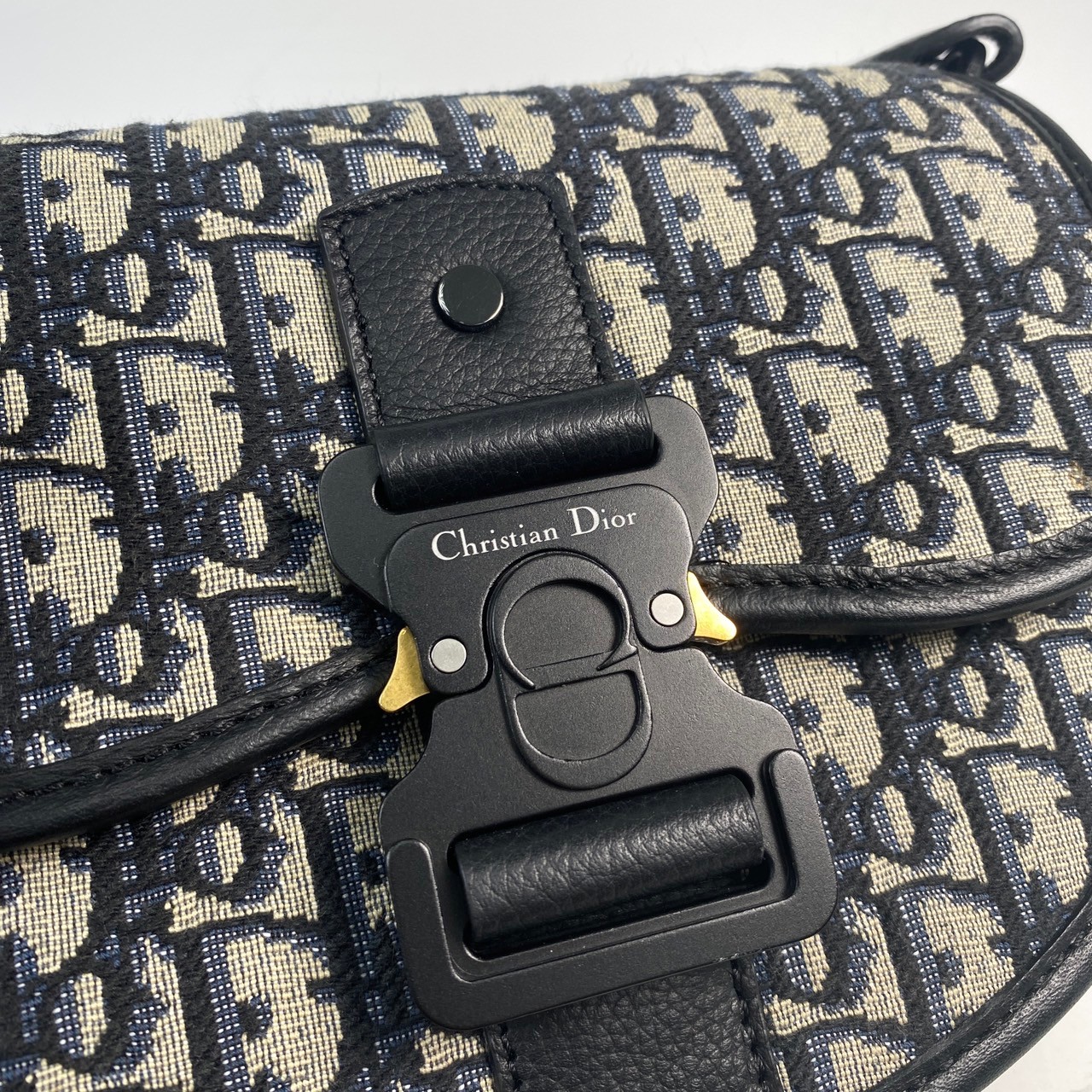 迪奧 CHRISTIAN DIOR Mini Gallop Bag with Strap 迷你 手袋 Dior Oblique 緹花 1ADPO033YKY  原廠盒子/防塵袋/購買證明/保證卡