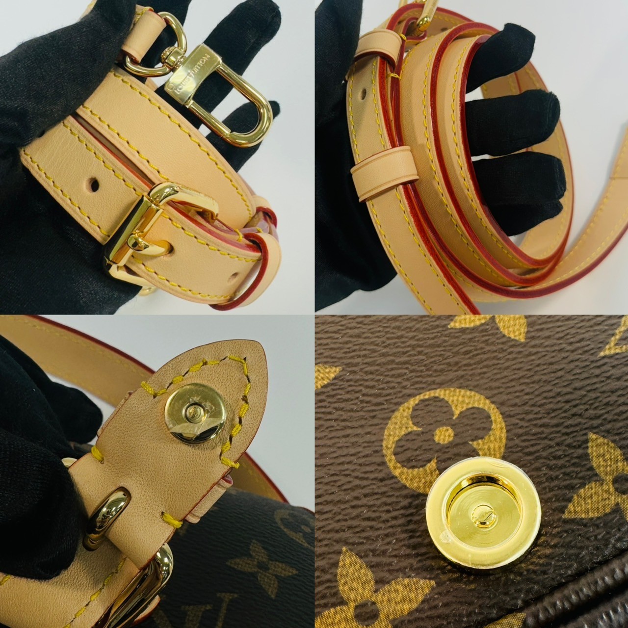 路易威登 LOUIS VUITTON Saumur BB  手提 馬鞍斜背包 M46740 晶片款 原花Saumur BB肩背包 原廠盒子/防塵袋/背帶