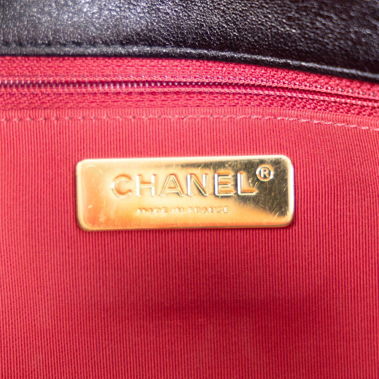 香奈兒 CHANEL 19 大型口蓋包  29開 黑金羊19包 30CM 原廠盒子/防塵袋/保證卡