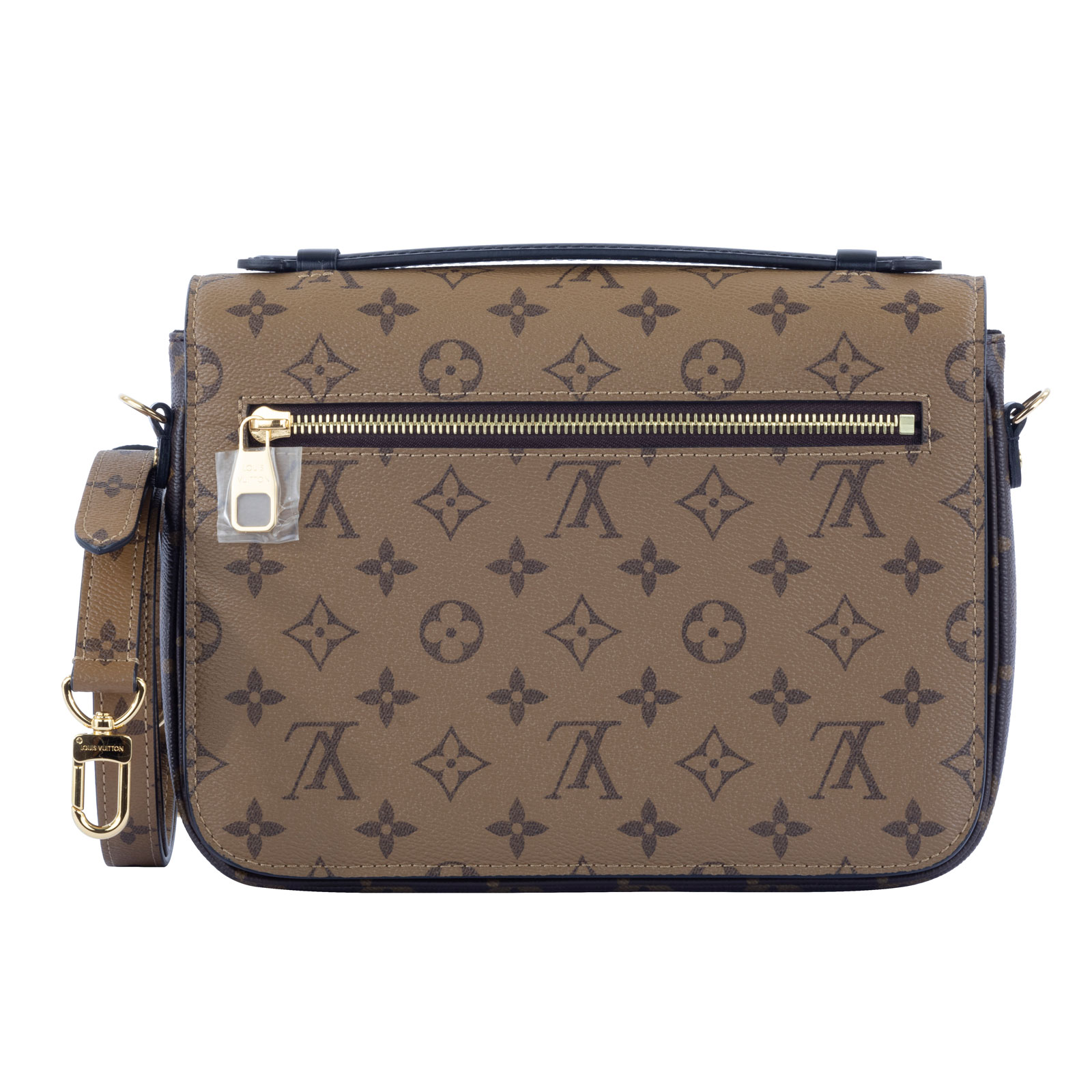 路易威登 LOUIS VUITTON Pochette Métis 拚色設計 釦式 手提 斜背包 M44876 晶片款  防塵袋/背帶