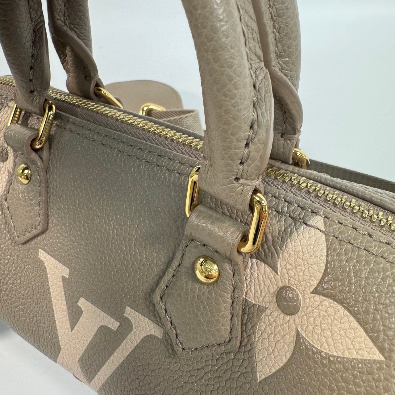 路易威登 LOUIS VUITTON Papillon BB 圓筒手提包 斑鳩灰色 M46031 晶片款  原廠盒子/防塵袋/背帶/內袋/購買證明
