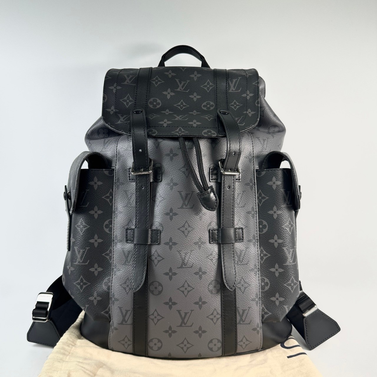 路易威登 LOUIS VUITTON Christopher MM 後背包 M45419 晶片款  防塵袋