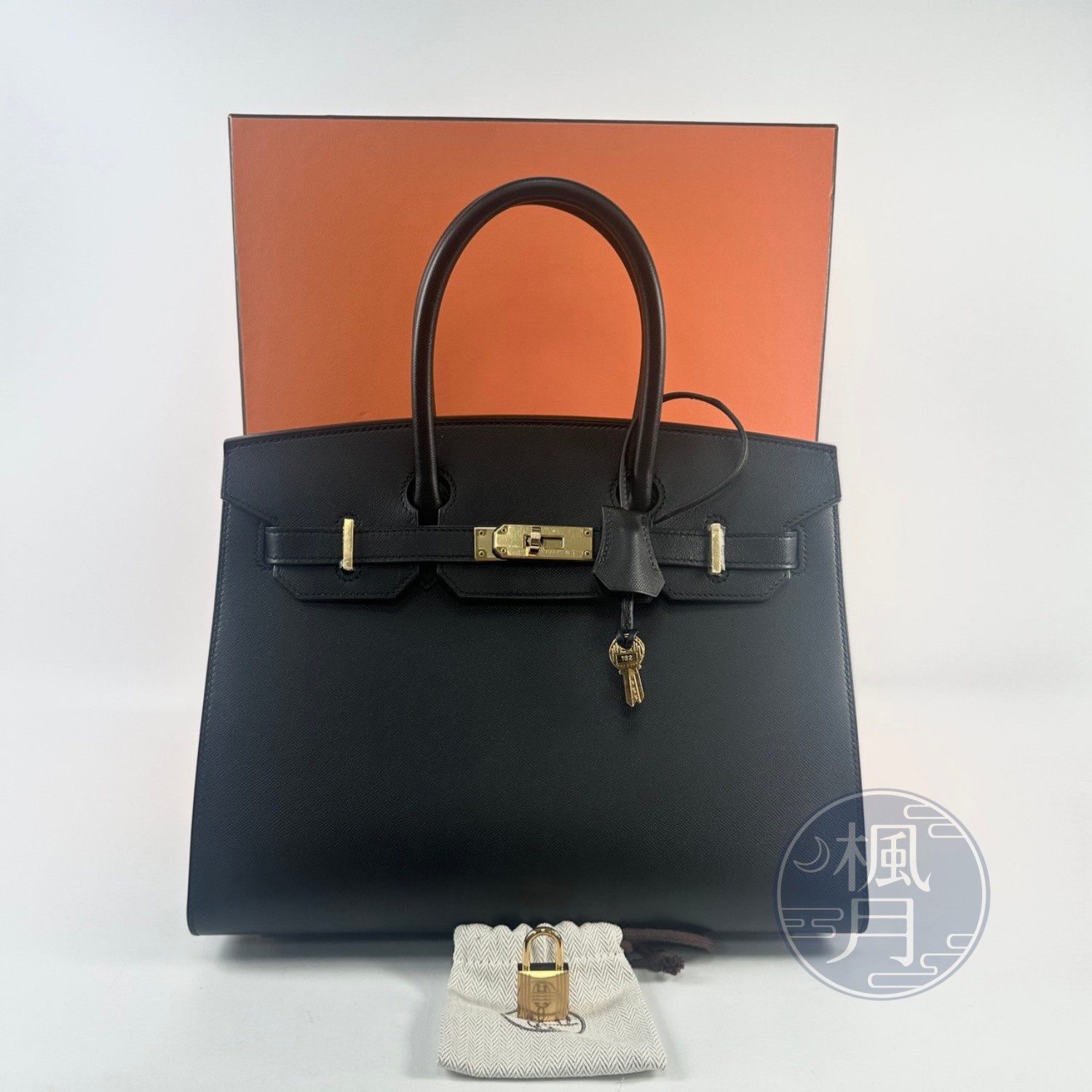 愛馬仕 Hermès Birkin Bag 柏金包 30 BK30 D ST 065 PZ  原廠盒子/防塵袋/鎖組