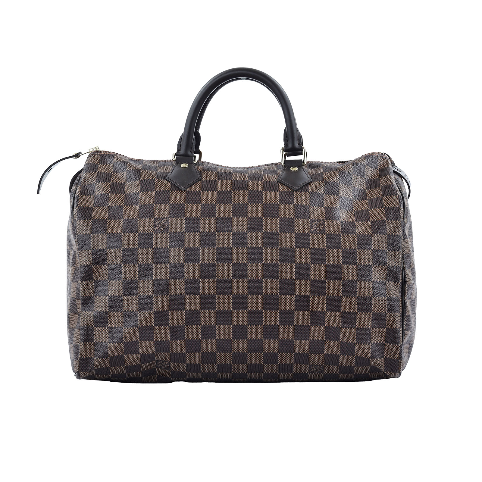 路易威登 LOUIS VUITTON Speedy 35棕棋盤 手提波士頓包 N41363 棋盤格SPEEDY35 防塵袋/鎖組