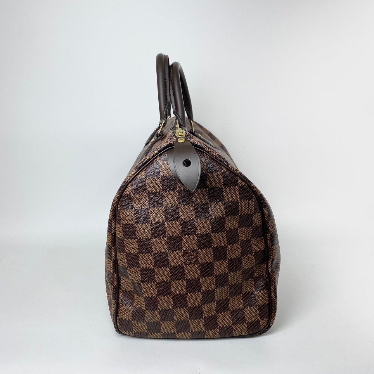 路易威登 LOUIS VUITTON Speedy 35棕棋盤 手提波士頓包 N41363 棋盤格SPEEDY35 防塵袋/鎖組