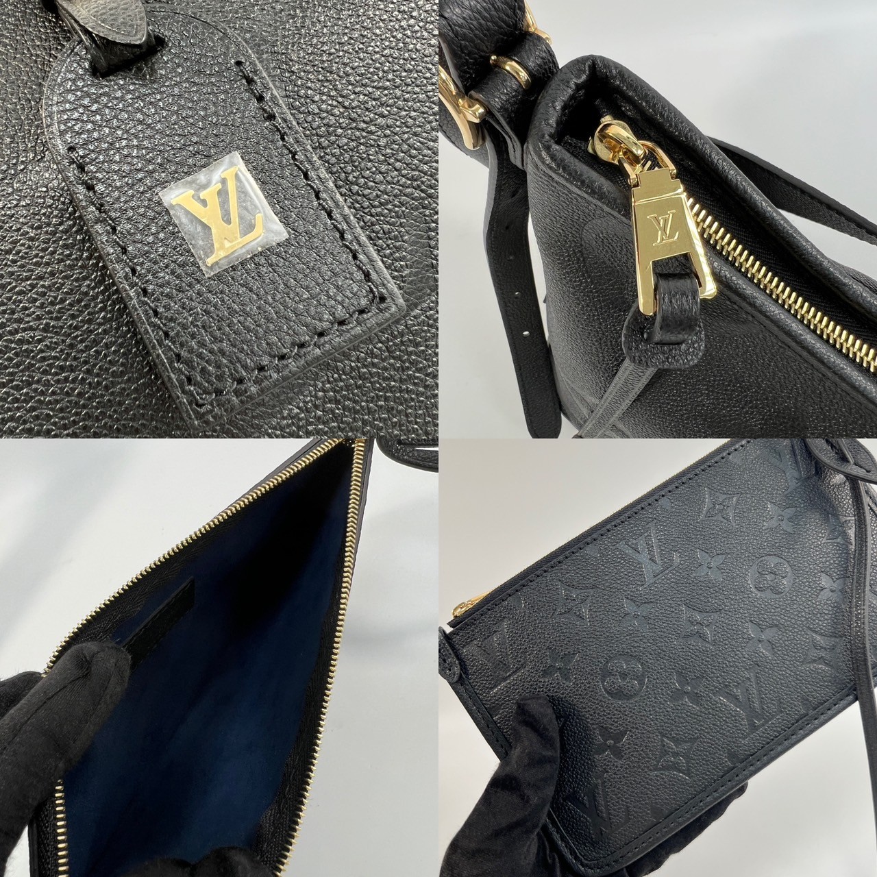 路易威登 LOUIS VUITTON CarryAll PM  黑色 牛皮 肩背包 M46288 晶片款  原廠盒子/防塵袋/購買證明/背帶/內袋