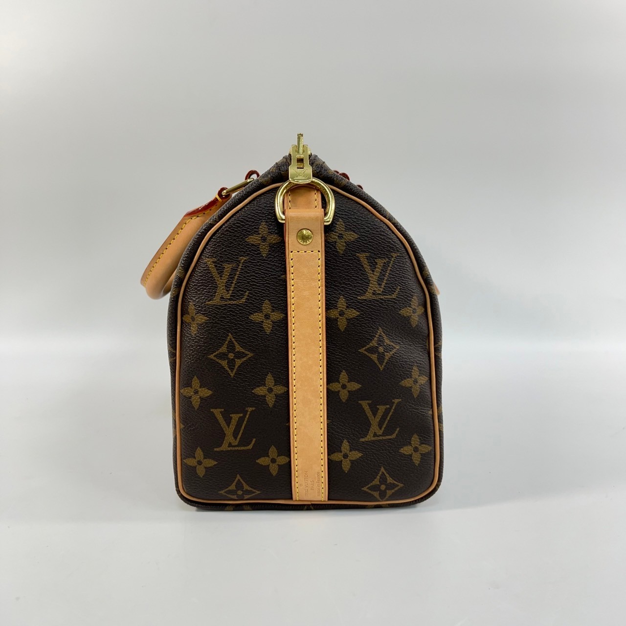 路易威登 LOUIS VUITTON Speedy Bandoulière  25 原花 手提 斜背 波士頓包 M41113 晶片款  防塵袋/背帶/鎖組