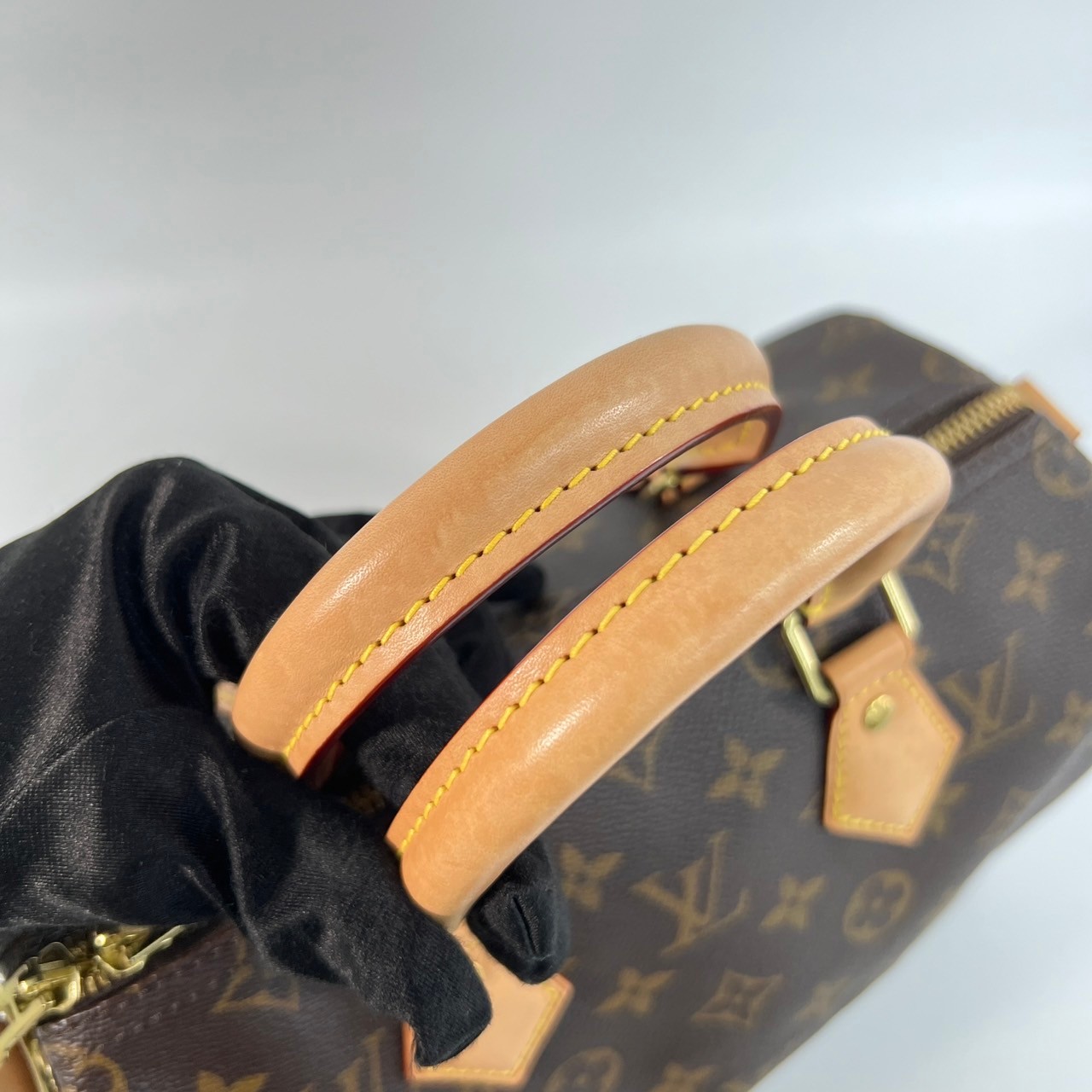 路易威登 LOUIS VUITTON Speedy Bandoulière  25 原花 手提 斜背 波士頓包 M41113 晶片款  防塵袋/背帶/鎖組