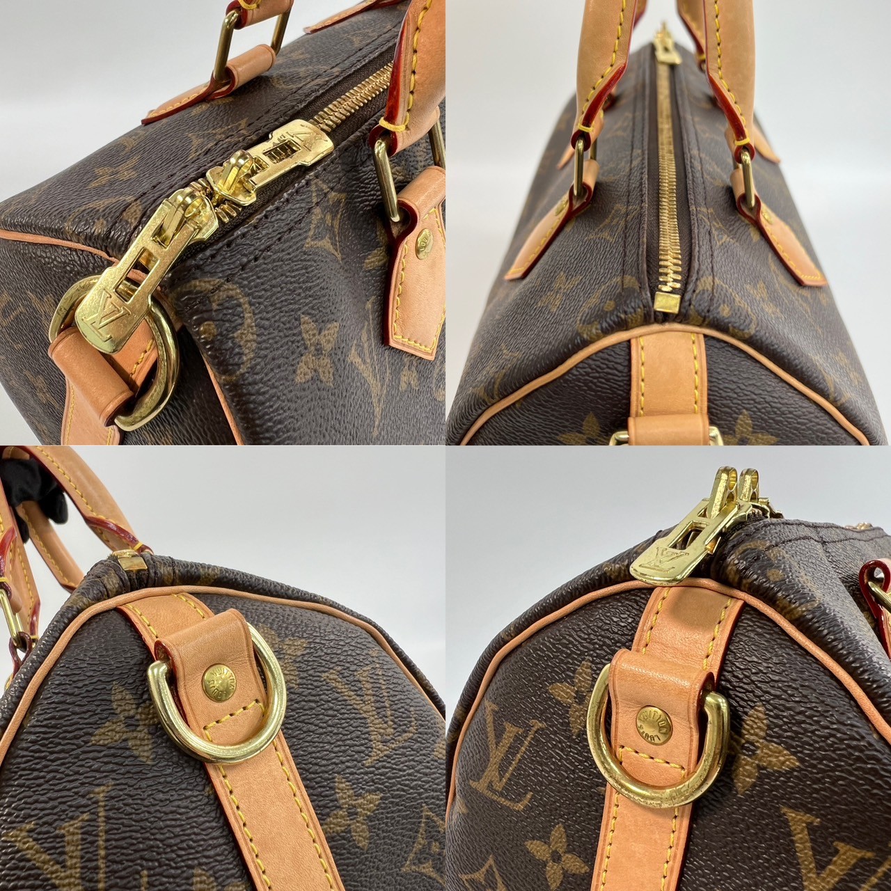 路易威登 LOUIS VUITTON Speedy Bandoulière  25 原花 手提 斜背 波士頓包 M41113 晶片款  防塵袋/背帶/鎖組