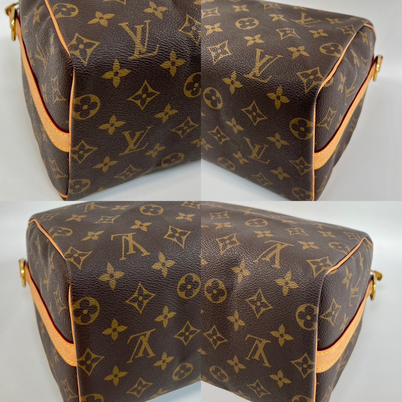 路易威登 LOUIS VUITTON Speedy Bandoulière  25 原花 手提 斜背 波士頓包 M41113 晶片款  防塵袋/背帶/鎖組