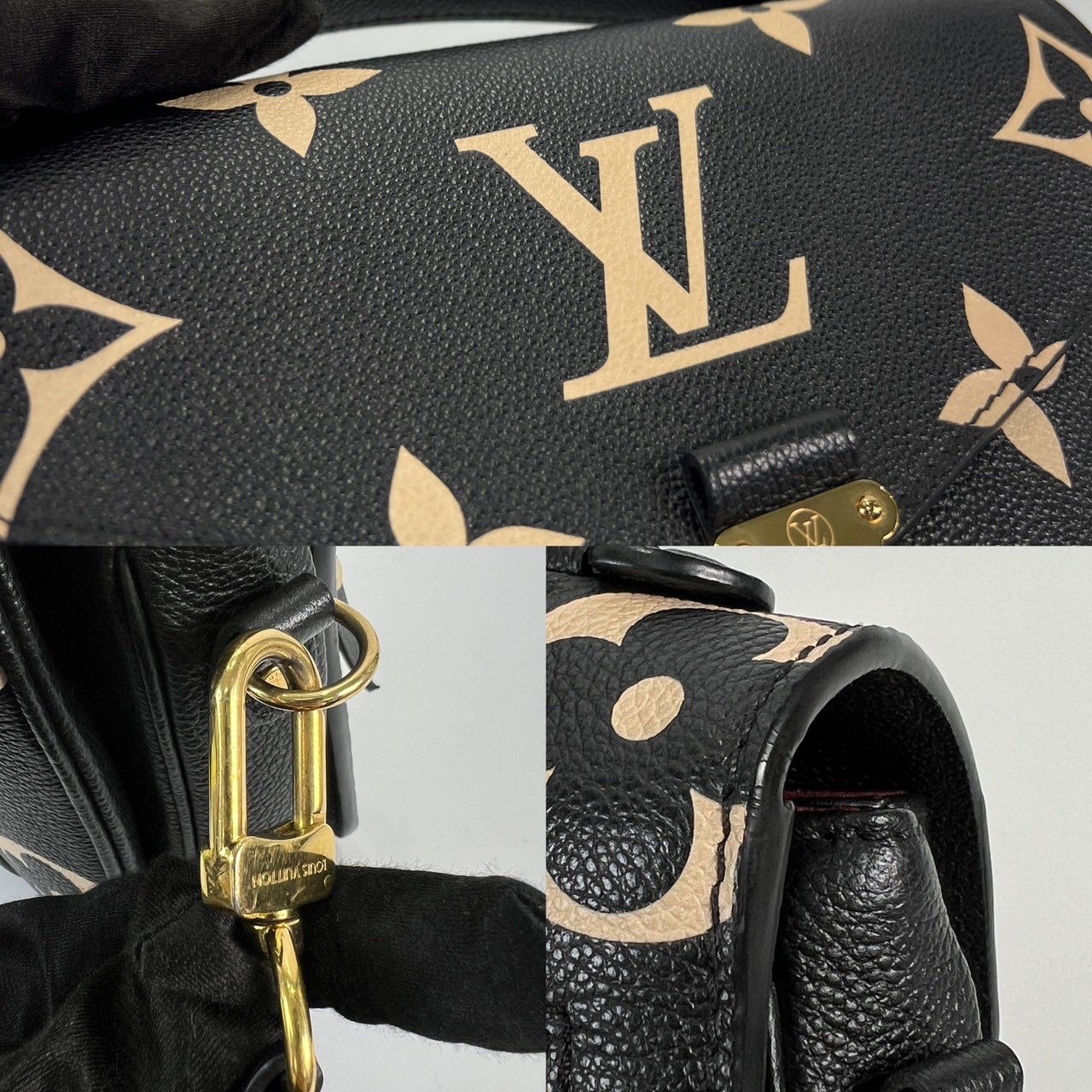 路易威登 LOUIS VUITTON Pochette Métis LOGO 牛皮 釦式 手提 斜背包 M45773 晶片款  原廠盒子/防塵袋/背帶/購買證明