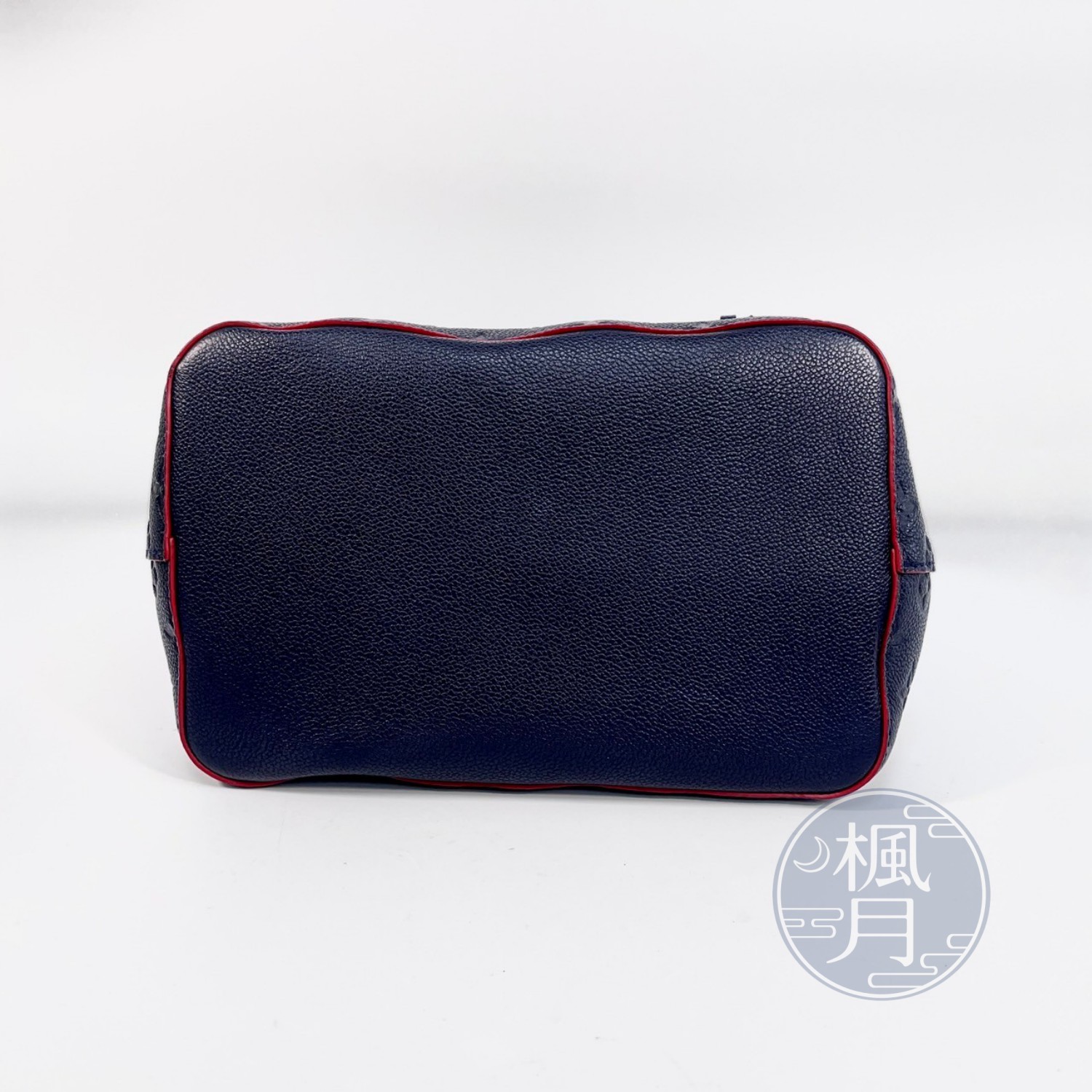 路易威登 LOUIS VUITTON NéoNoé MM 皮革 肩背 水桶包 海軍藍/紅色 M45306 晶片款  原廠盒子/防塵袋/背帶/HAND 背帶/購買證明