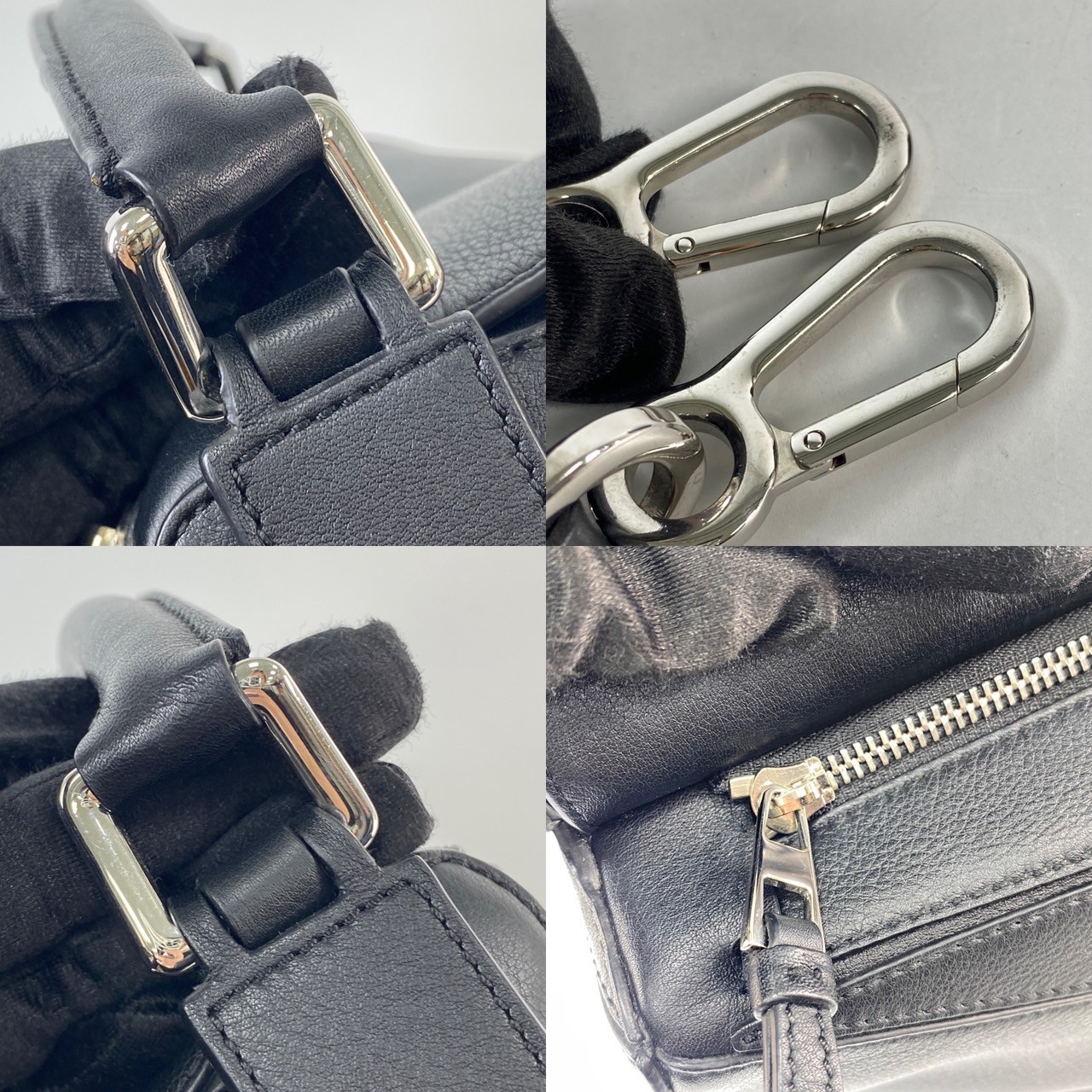 羅意威 LOEWE Small Puzzle bag 肩背 斜背包  黑PUZZLE SMALL 背帶