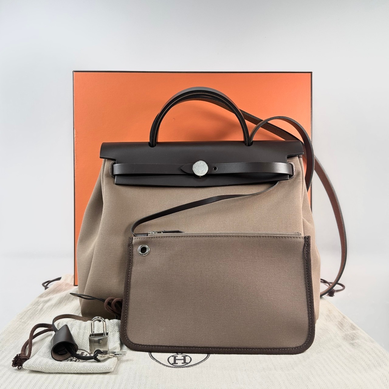 愛馬仕 Hermès Herbag Zip 31 HER31 H079091CK/Z MN 003 KD  原廠盒子/防塵袋/鎖組/購買證明影本