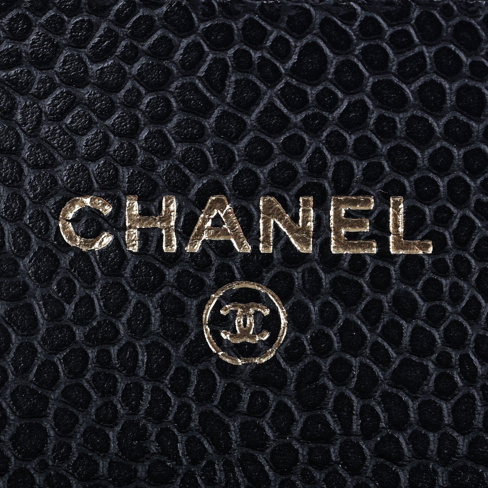 香奈兒 CHANEL 經典口蓋卡片夾 AP0214 黑金荔枝牛單層卡包 原廠盒子/防塵袋/購買證明