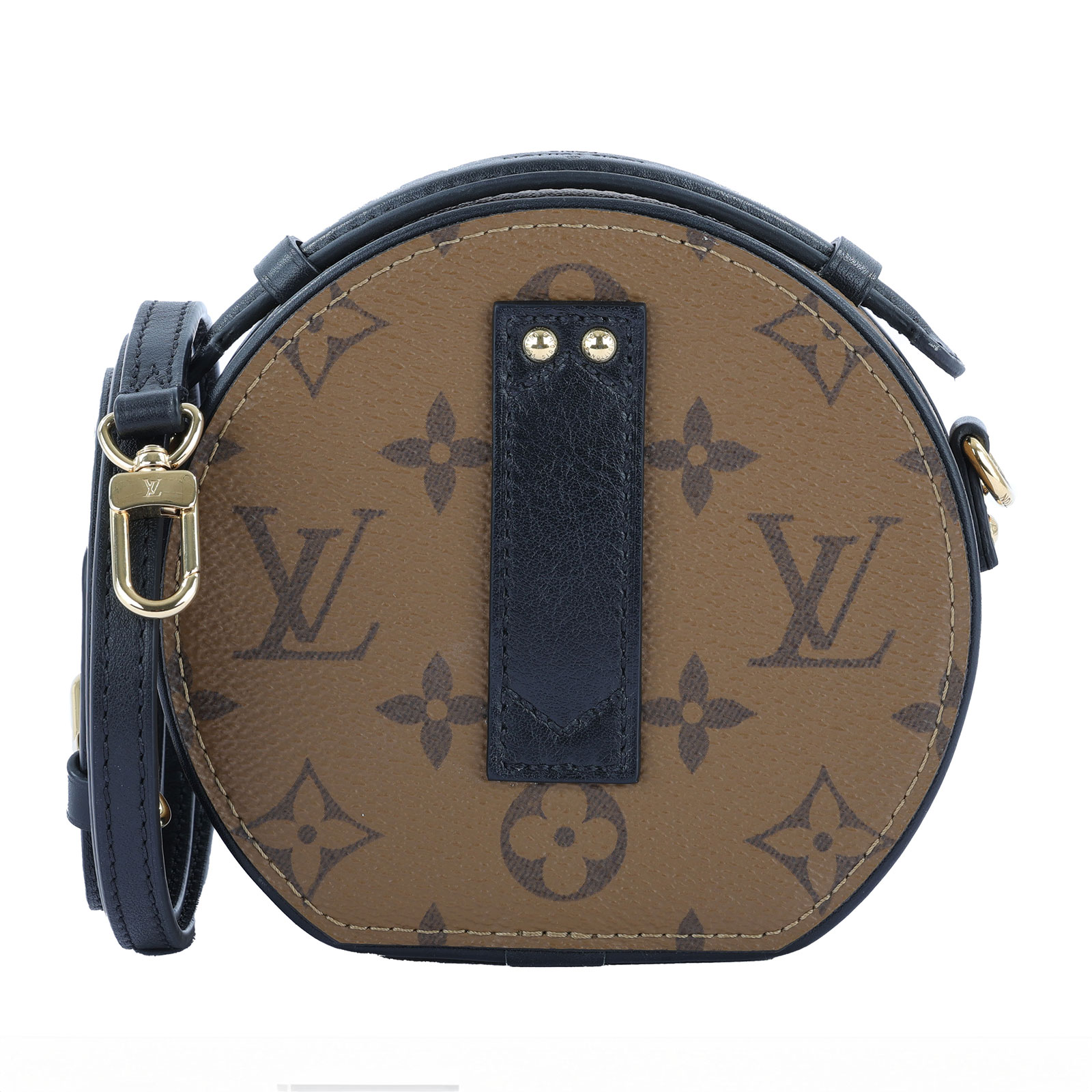 路易威登 LOUIS VUITTON Mini Boîte Chapeau 圓餅盒 M83614 晶片款 原花Mini Boite Chapeau 背帶