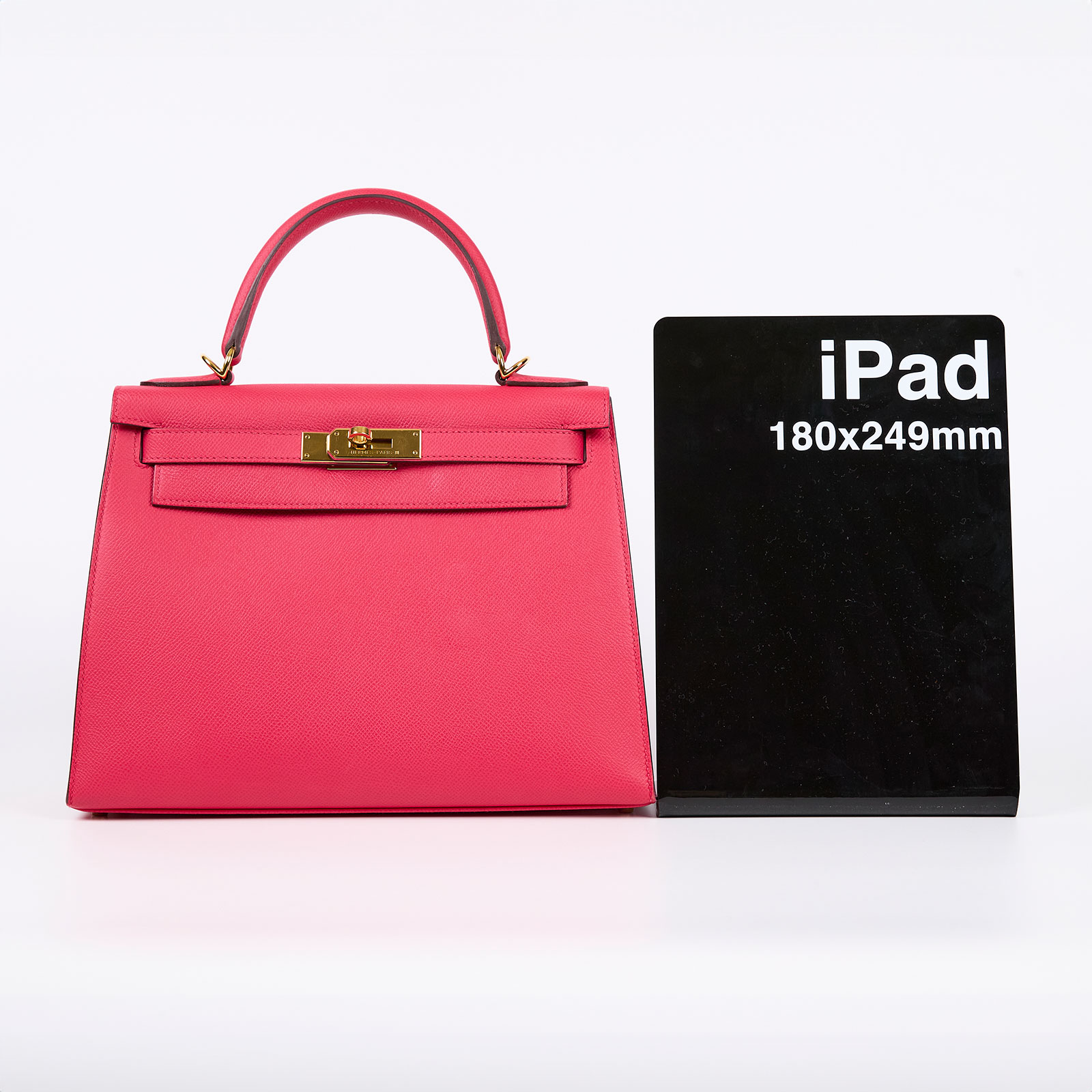 愛馬仕 Hermès Kelly Bag 凱莉包 28 KL28 D AP 044 CM D刻 桃紅金釦KELLY28 原廠盒子/防塵袋2/鎖組/背帶