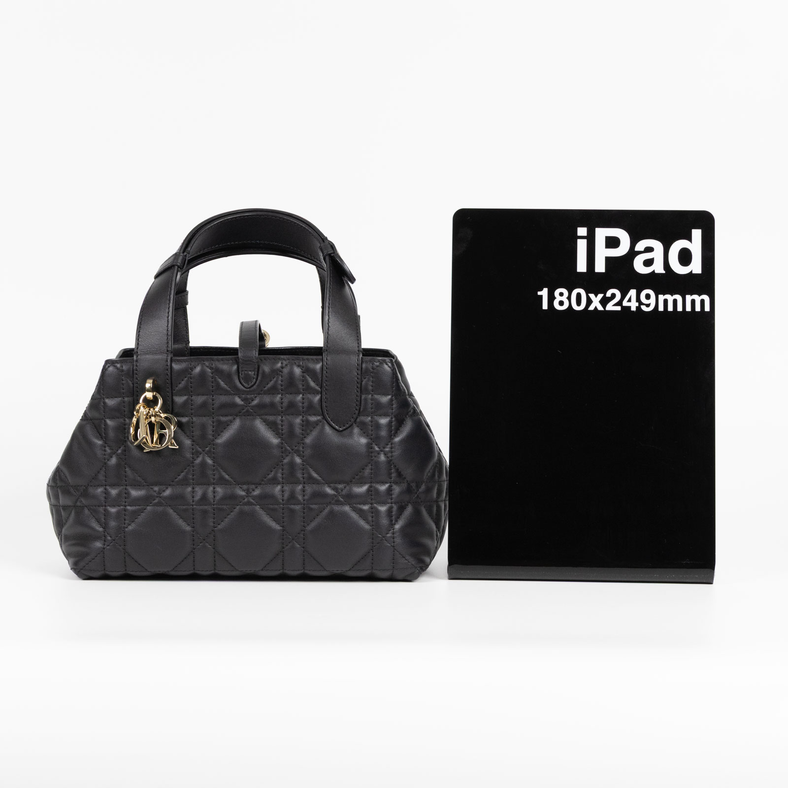迪奧 CHRISTIAN DIOR Dior Toujours 小型 手提袋 小牛皮 M2822OSHJ  原廠盒子/防塵袋/內袋/保證卡/購買證明
