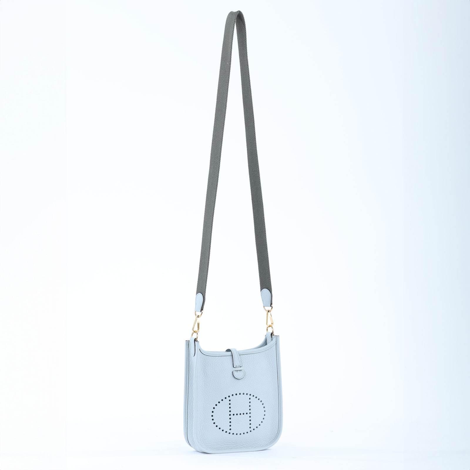 愛馬仕 Hermès Evelyne Bag Mini 伊芙琳包 Evelyne 16 EV16 W BS 005/H069426CCCW  原廠盒子/防塵袋2/購買證明/背帶