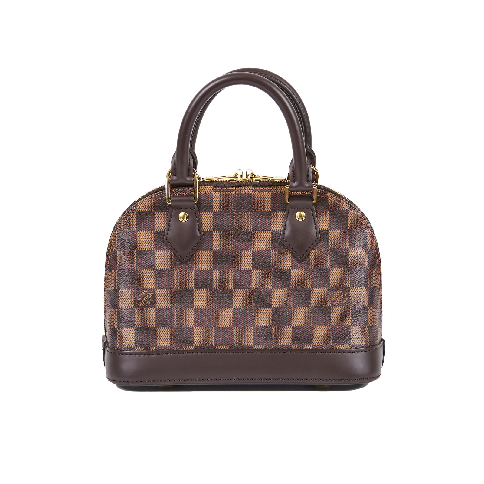 路易威登 LOUIS VUITTON Alma BB 貝殼包 棋盤格 Ebene帆布 N41221 晶片款 棋盤ALMA BB 背帶