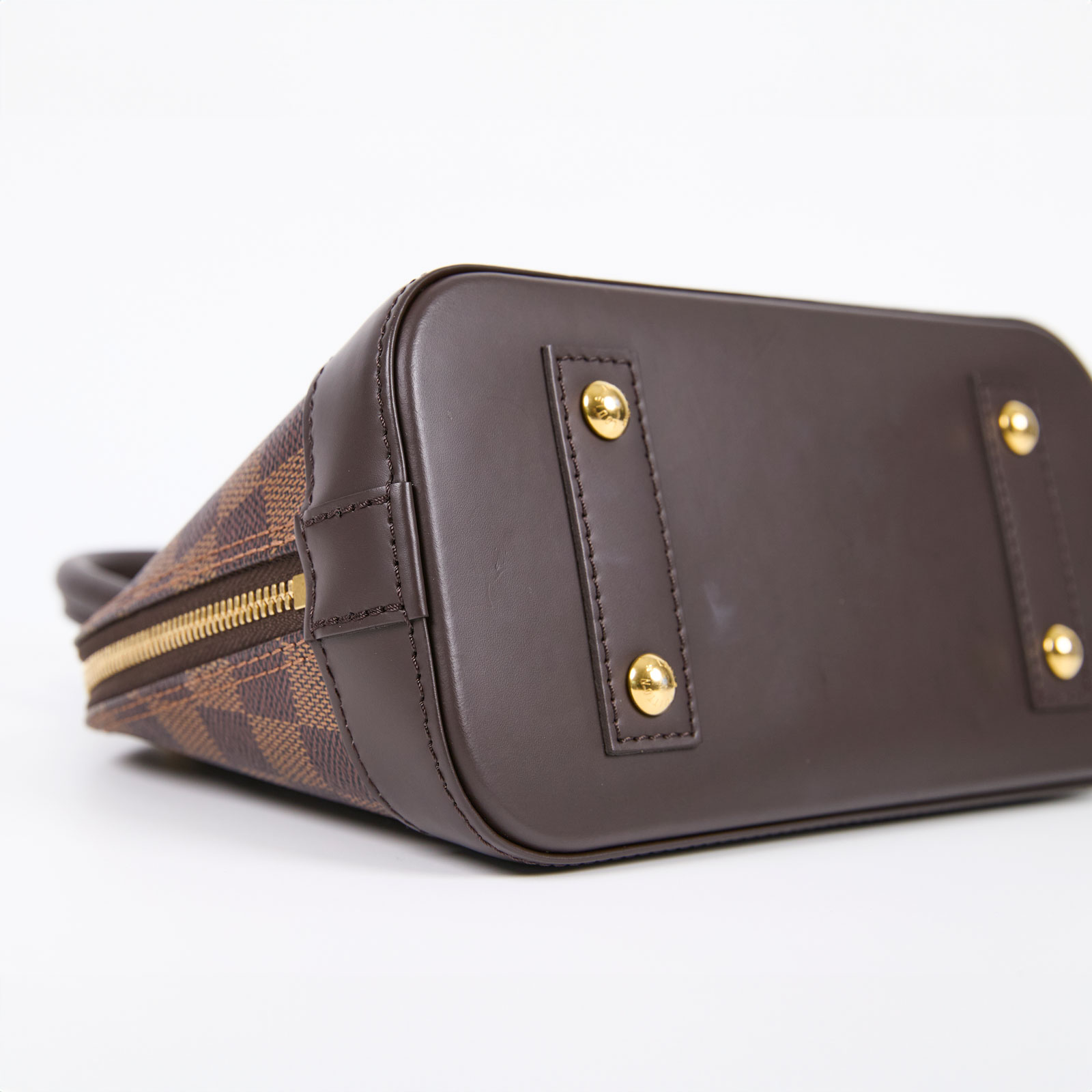 路易威登 LOUIS VUITTON Alma BB 貝殼包 棋盤格 Ebene帆布 N41221 晶片款 棋盤ALMA BB 背帶