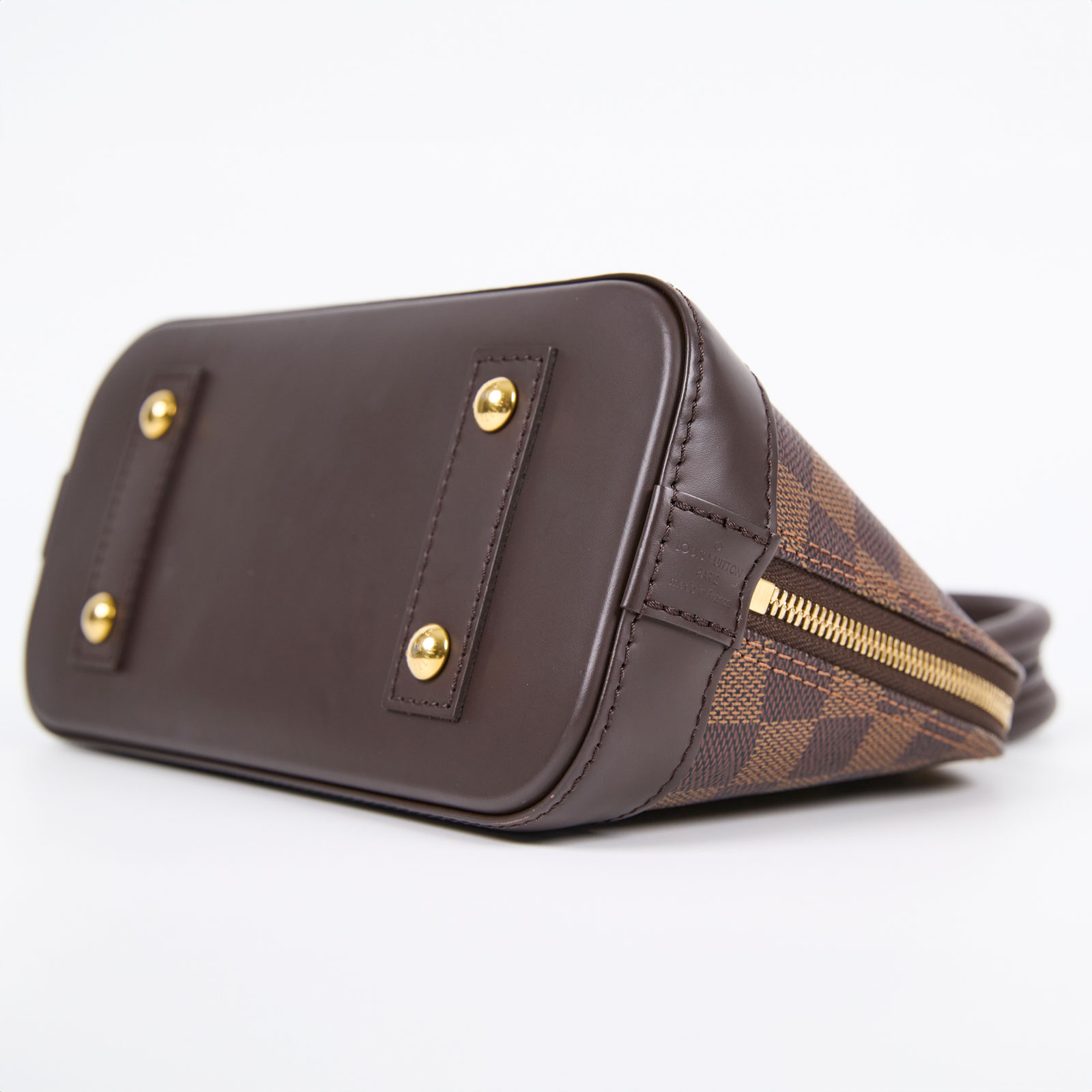 路易威登 LOUIS VUITTON Alma BB 貝殼包 棋盤格 Ebene帆布 N41221 晶片款 棋盤ALMA BB 背帶