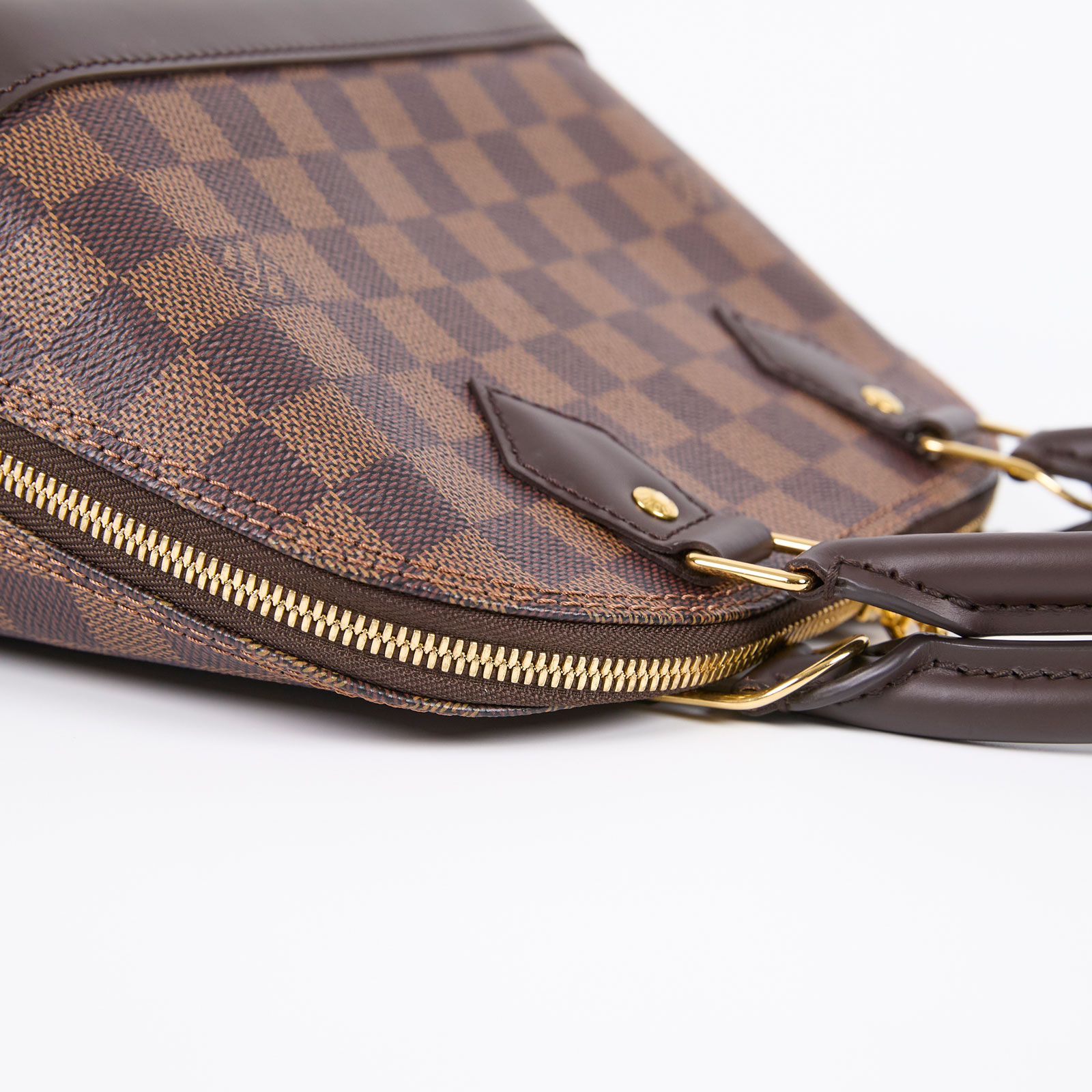 路易威登 LOUIS VUITTON Alma BB 貝殼包 棋盤格 Ebene帆布 N41221 晶片款 棋盤ALMA BB 背帶