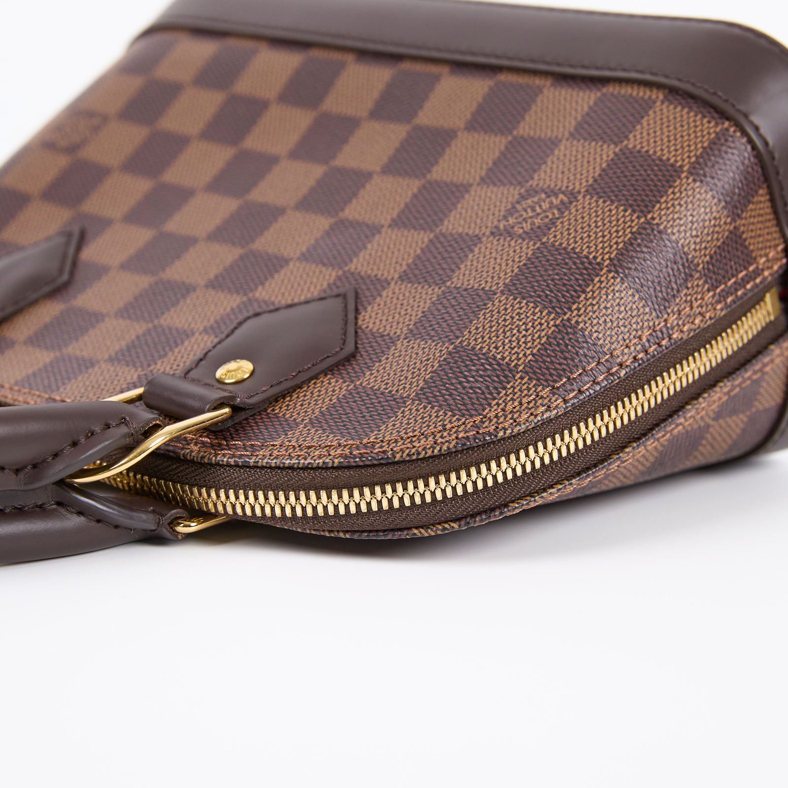 路易威登 LOUIS VUITTON Alma BB 貝殼包 棋盤格 Ebene帆布 N41221 晶片款 棋盤ALMA BB 背帶