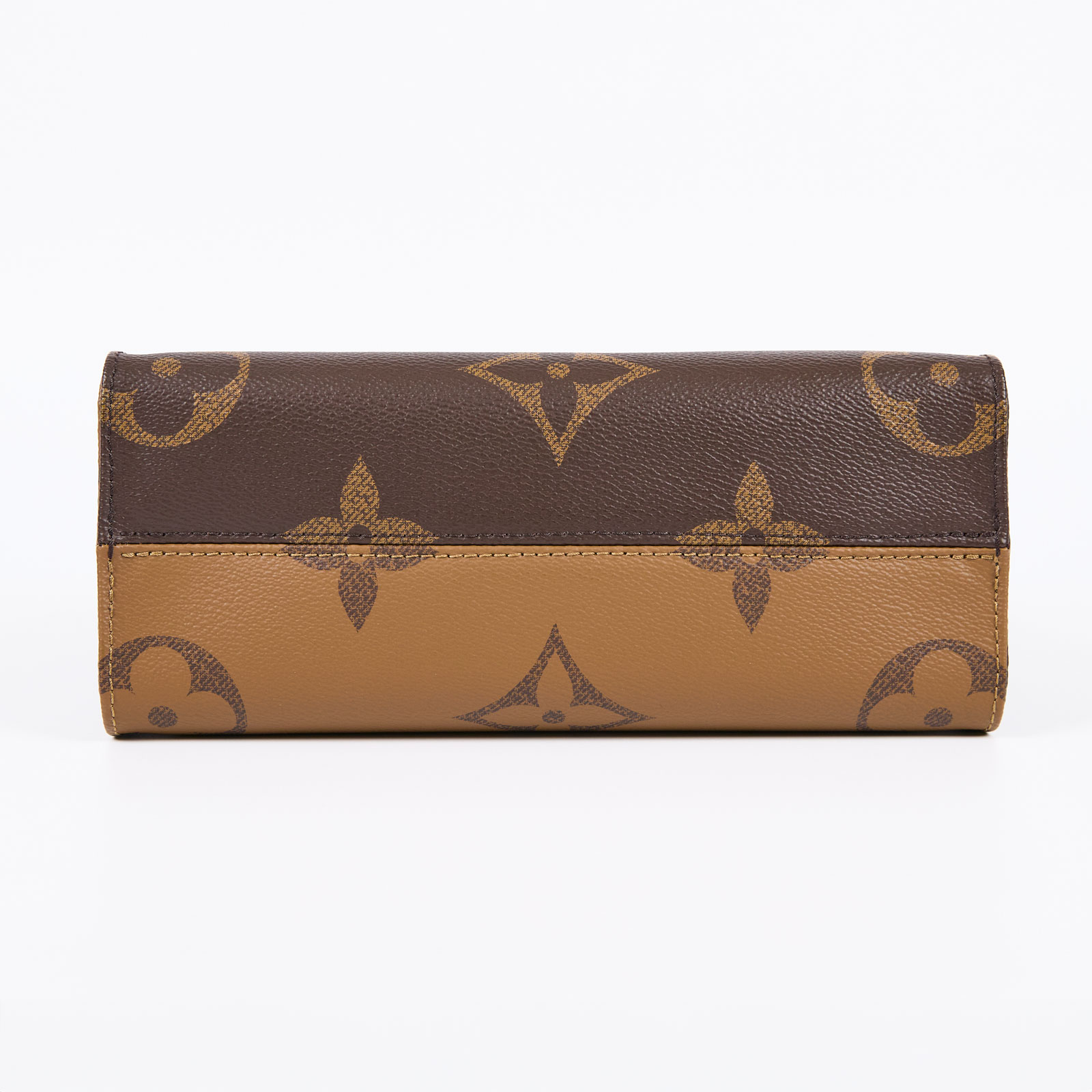 路易威登 LOUIS VUITTON OnTheGo PM 雙色帆布 手提 斜背包 M46373 晶片款 原花ON THE GO PM 原廠盒子/防塵袋