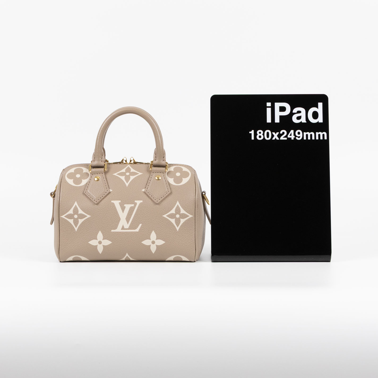 路易威登 LOUIS VUITTON Speedy Bandoulière  20 雙色 手提 斜背 波士頓包 M46575 晶片款  防塵袋