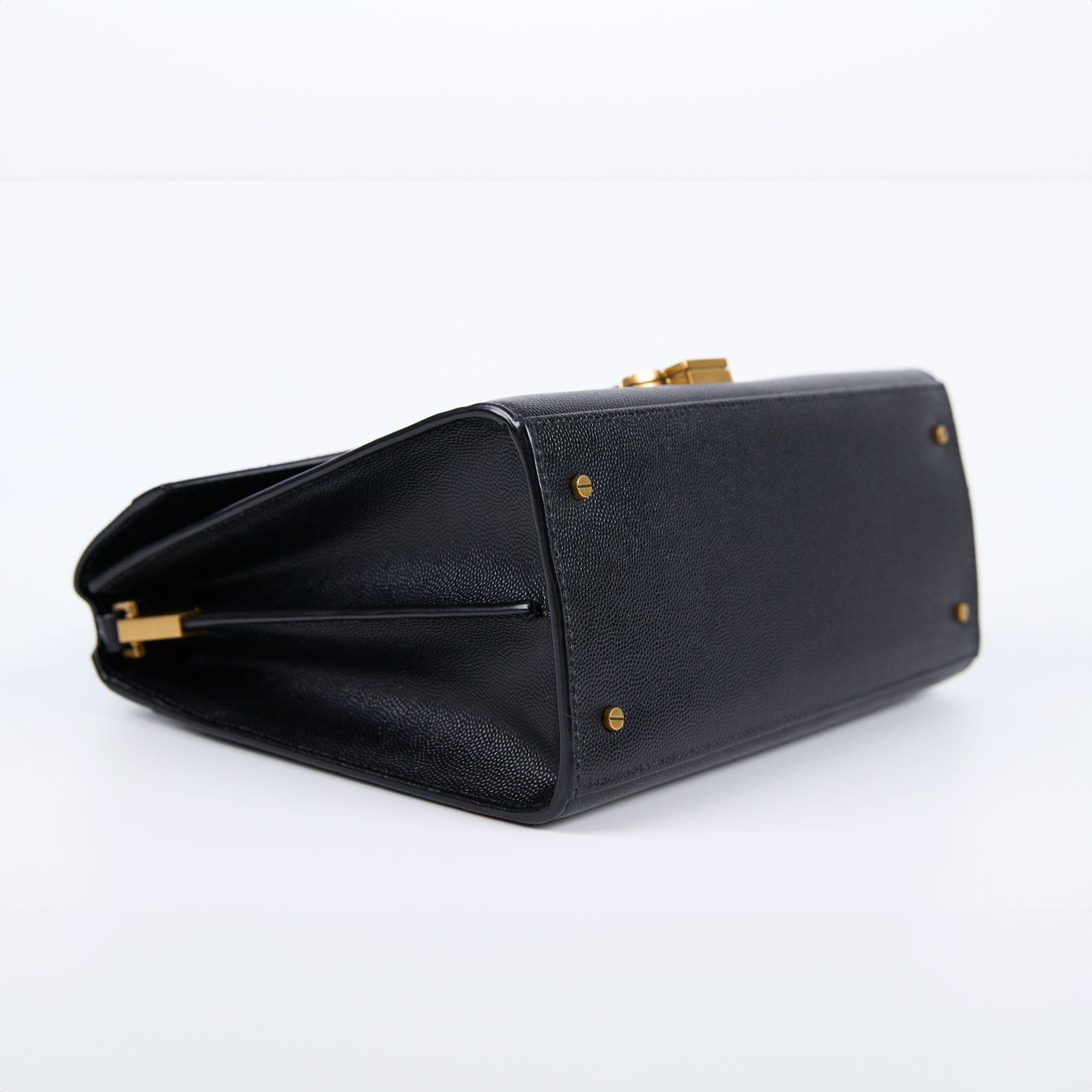 聖羅蘭 YSL SAINT LAURENT cassandra 粒面壓紋皮革 中型 手提包 623931BOW0W  防塵袋/背帶